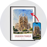 Personalisierte Reiseposter