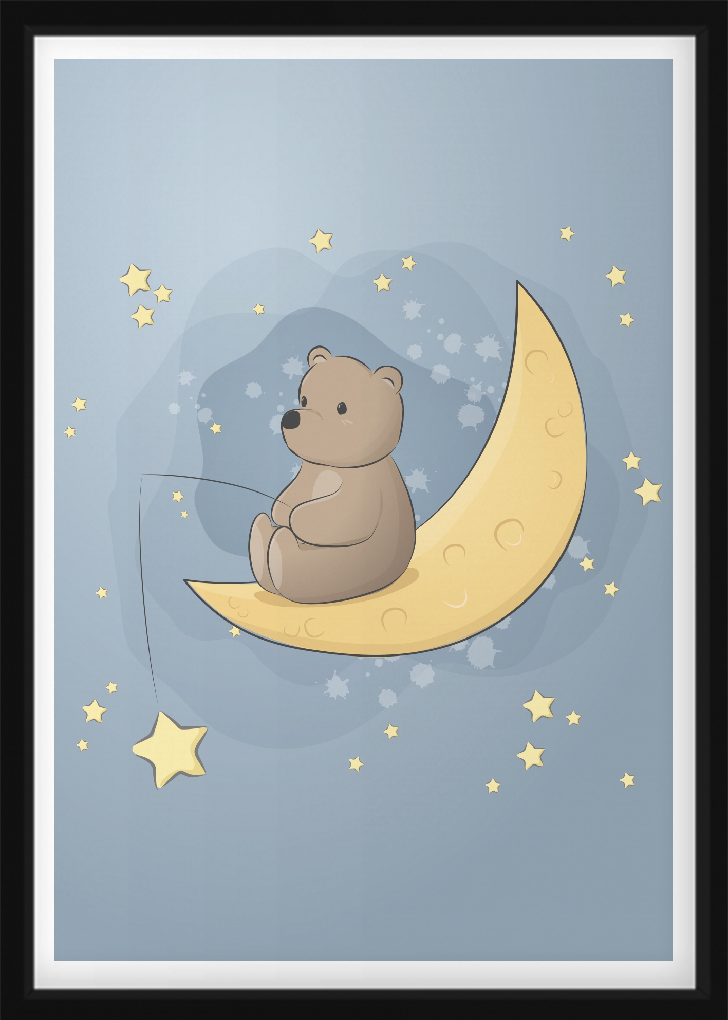 POSTER - Fischen-Teddybär