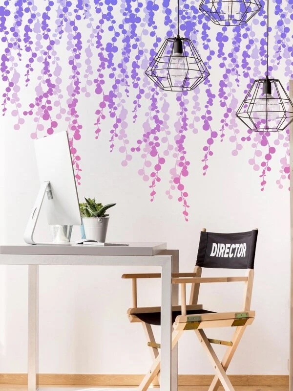 Wandtattoo - Weinlaub