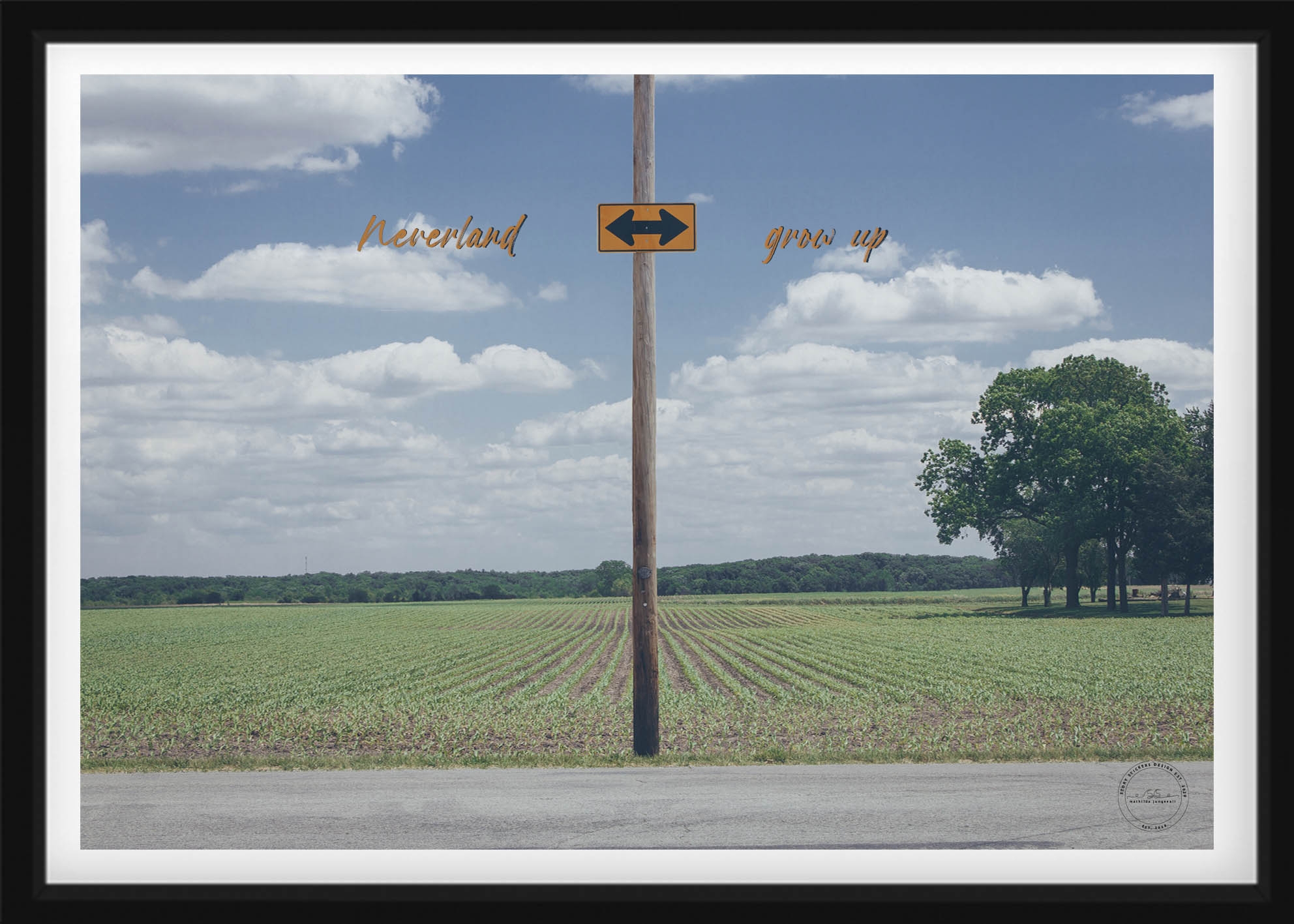 PLAKAT - Neverland or Grow up