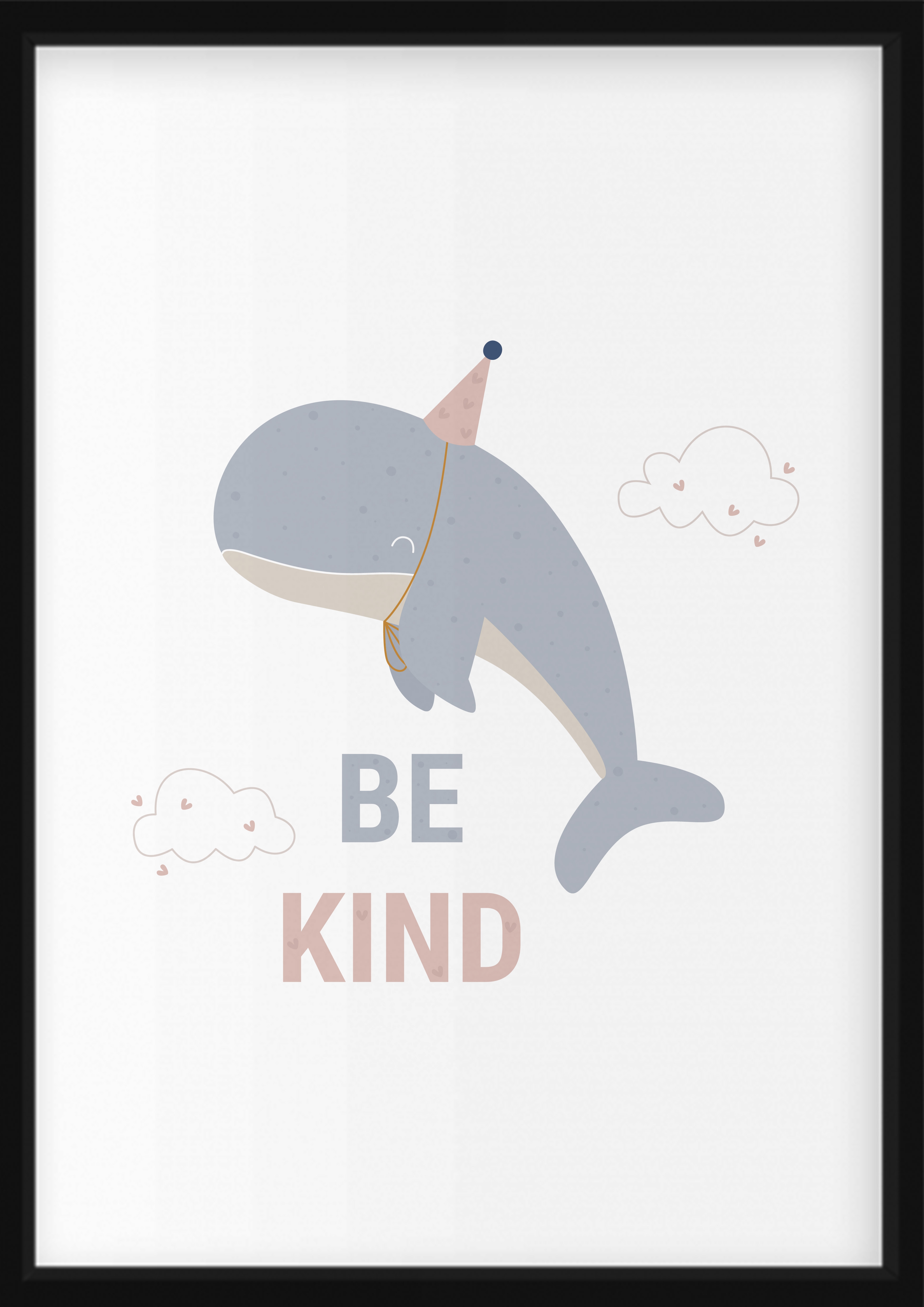 Plakat - Meeresbewohner, Be kind