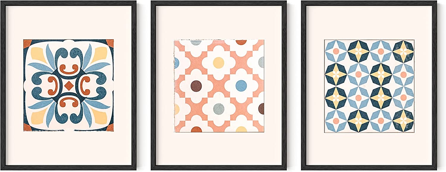 Poster - Boho / Fliesen / 3er-Set