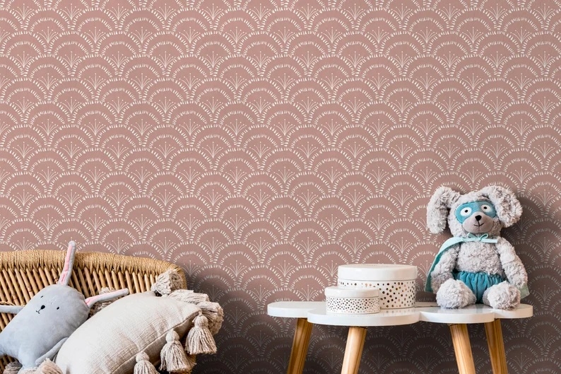 Tapete - Minimale Tropfen / Abziehen und Aufkleben