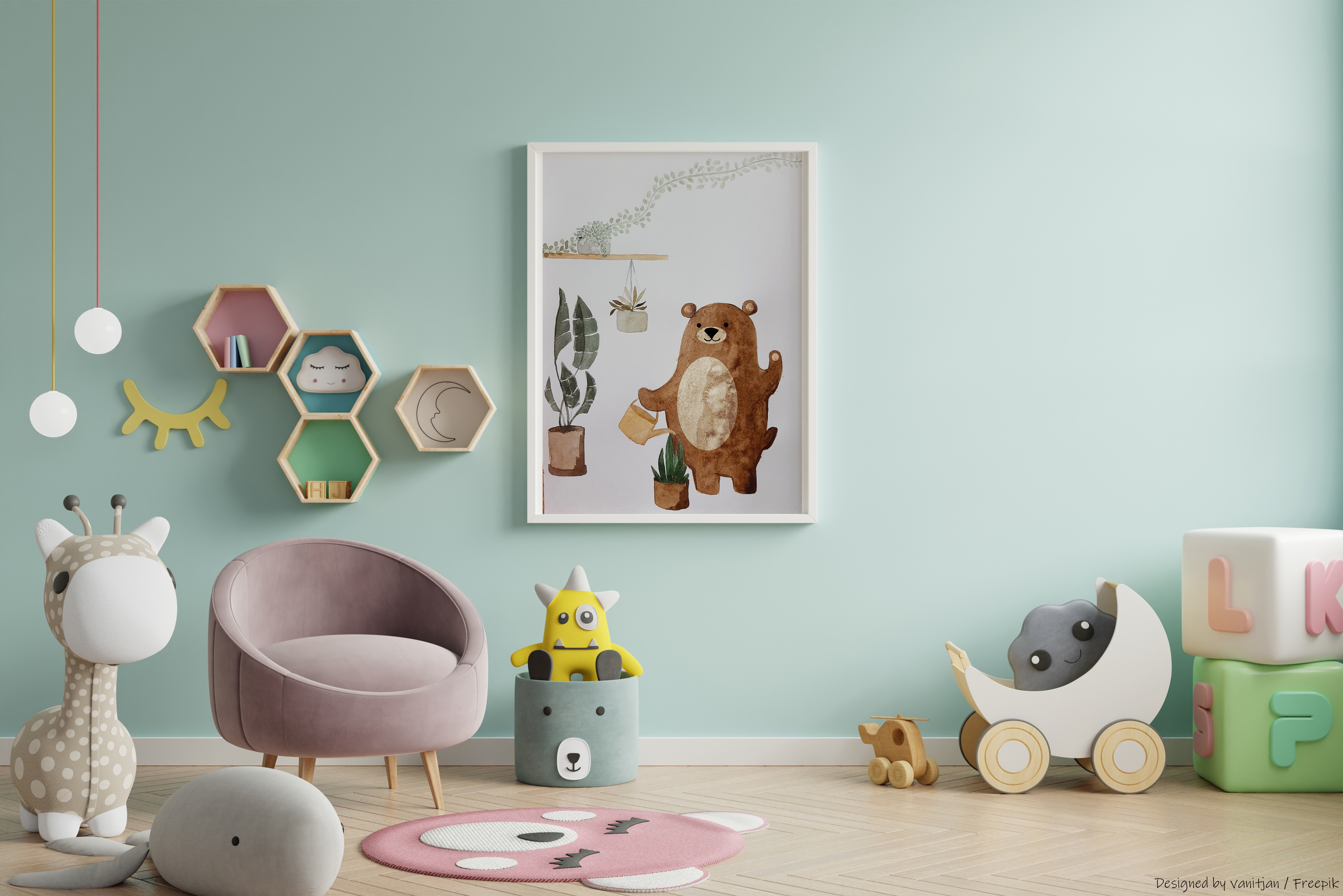 Poster - Bären-Bewässerungsanlage