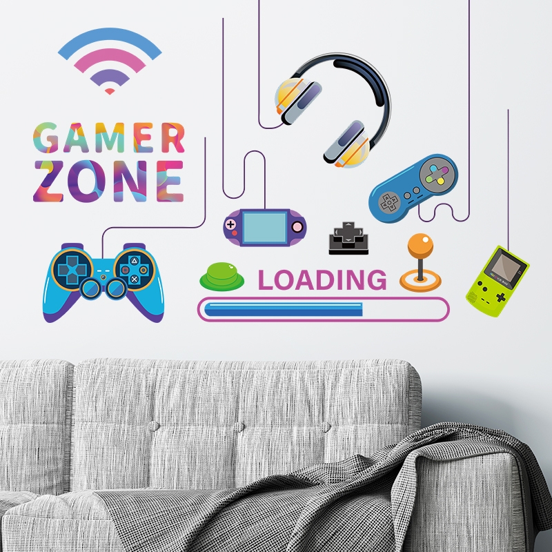 Wandtattoo - Gamer Zone / Loading