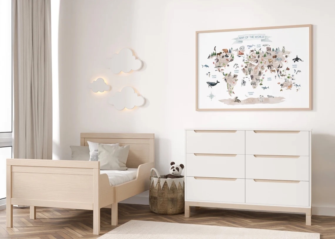 Poster - Tierreich / Map of the World