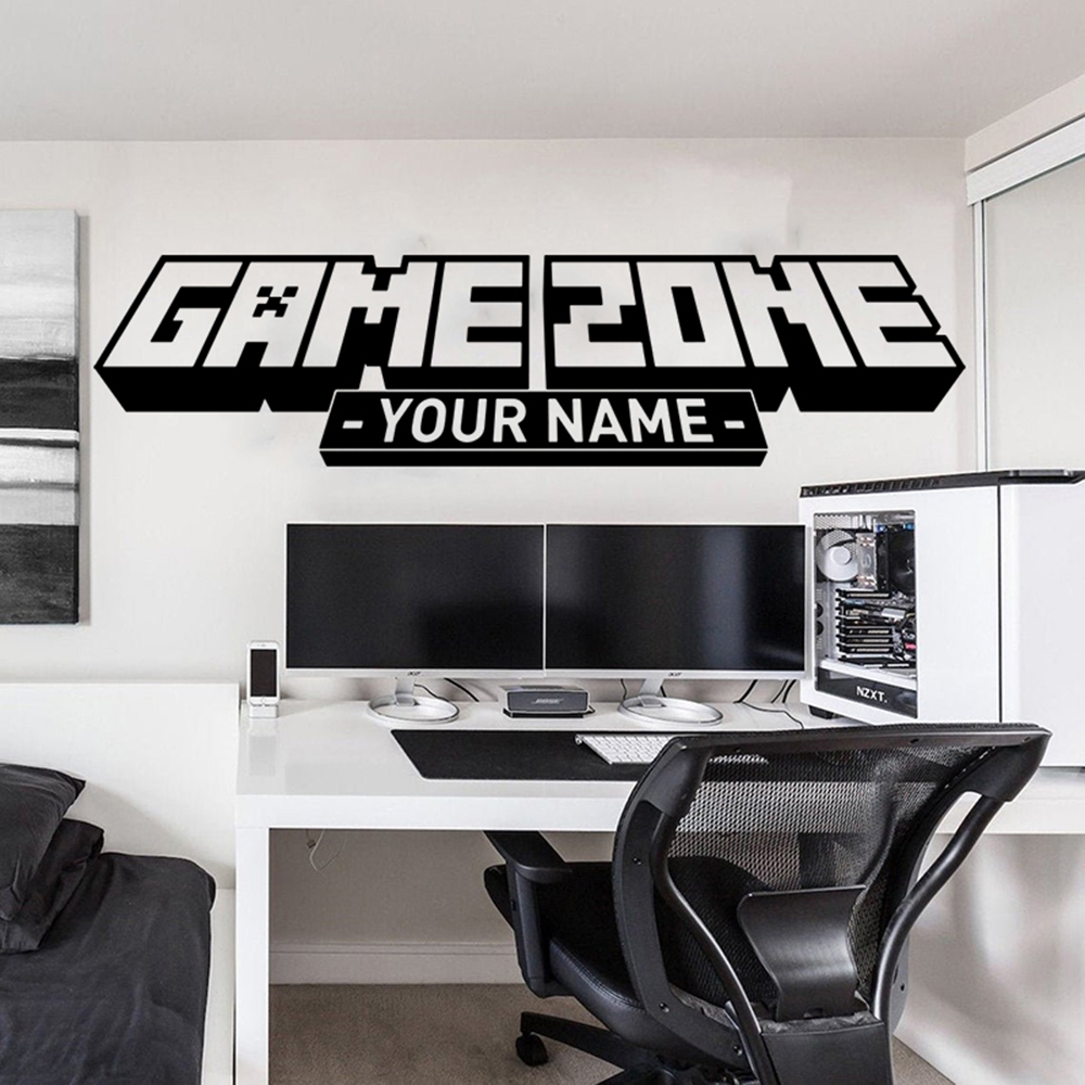 Wandsticker - Game Zone / Personalisiert