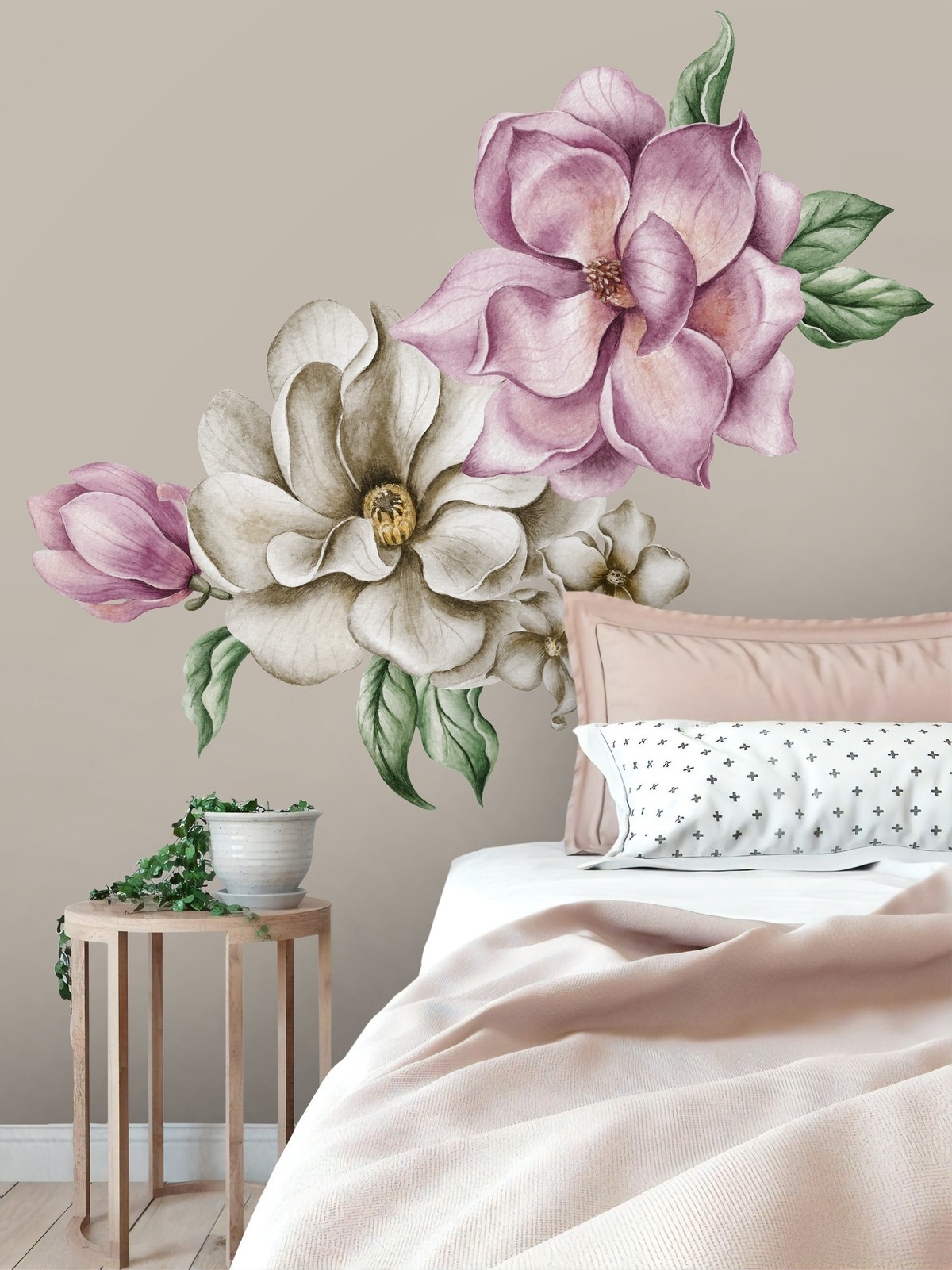 Wandtattoo - Große Gartenblumen