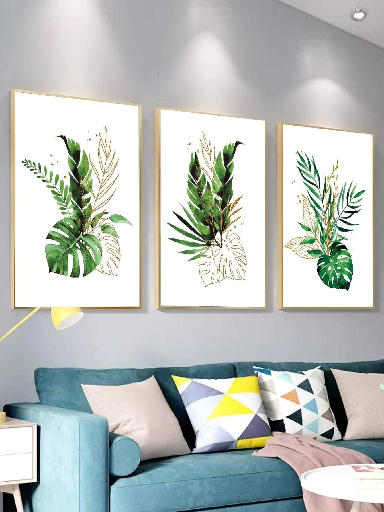 Poster - Tropisches Blatt / 3er-Set