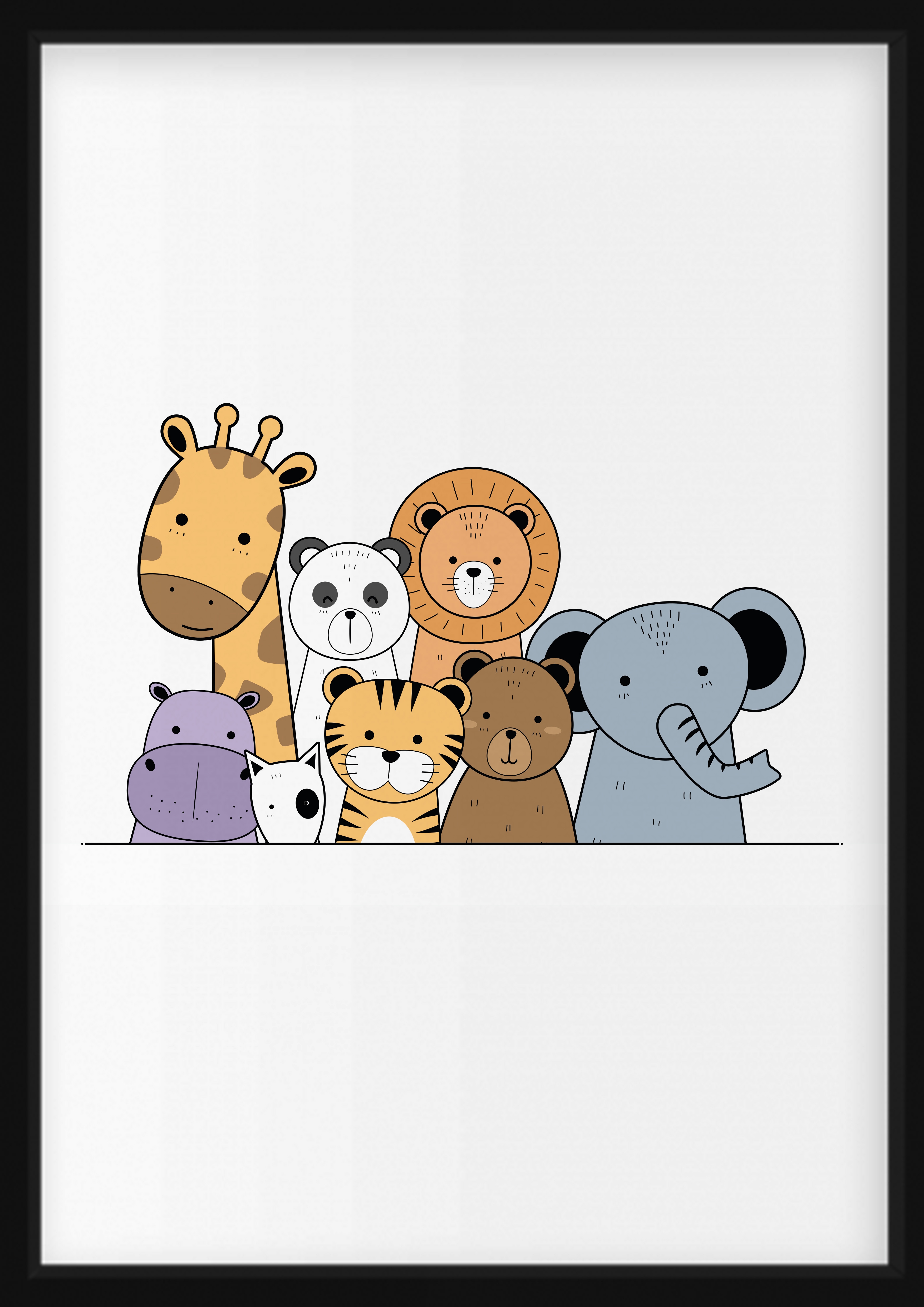 POSTER - Safari-Tierportraits