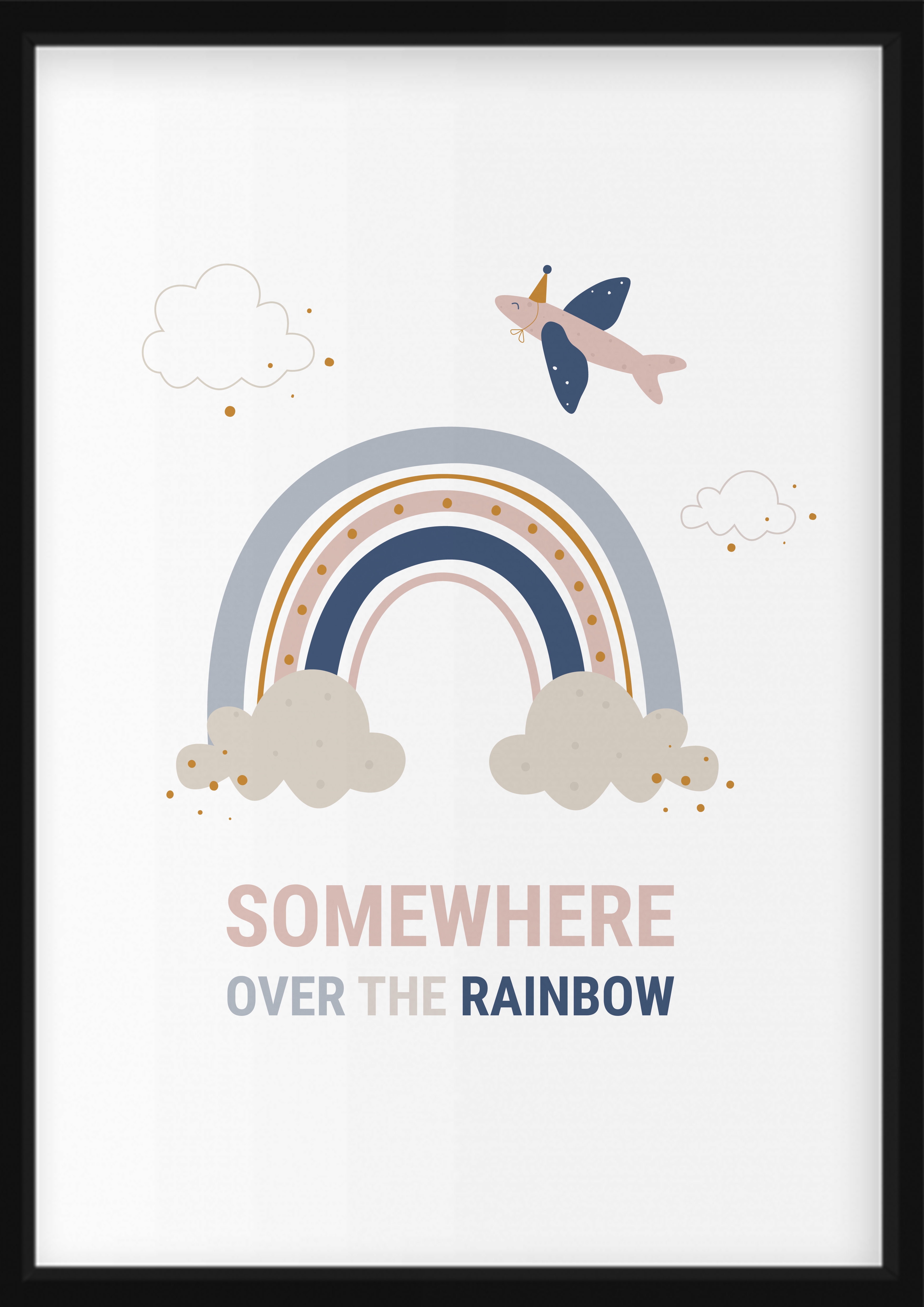 Plakat - Regenbogen, Somewhere over the rainbow