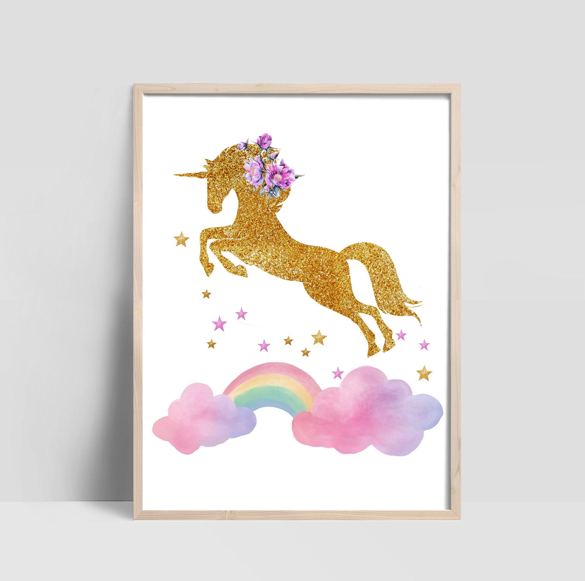 Poster - Goldenes Einhorn