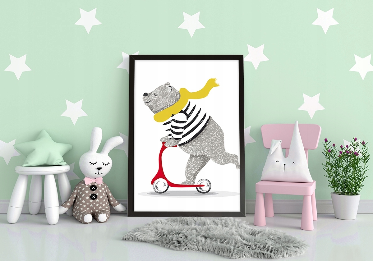 Poster - Bärengleitroller