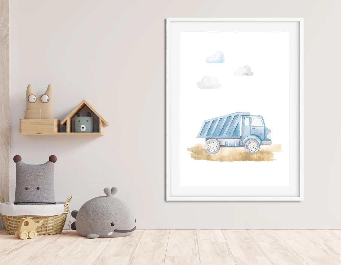 Poster - Baulastwagen / Kipper