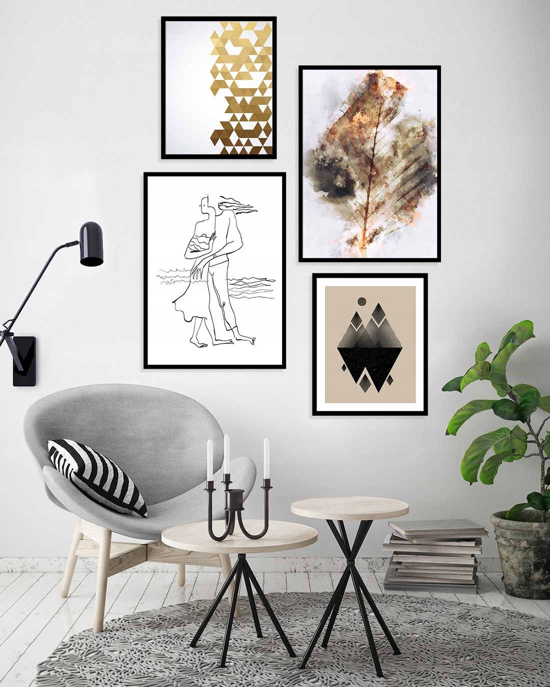 Poster - Moderne Kunst / 04 / 4er-Set