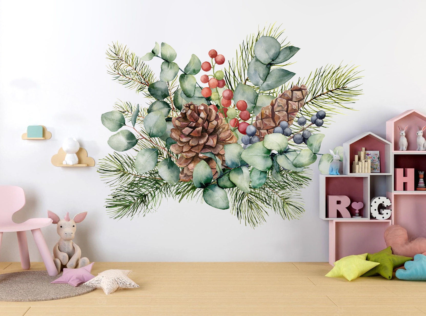 Wandtattoo - Blumenstrauß