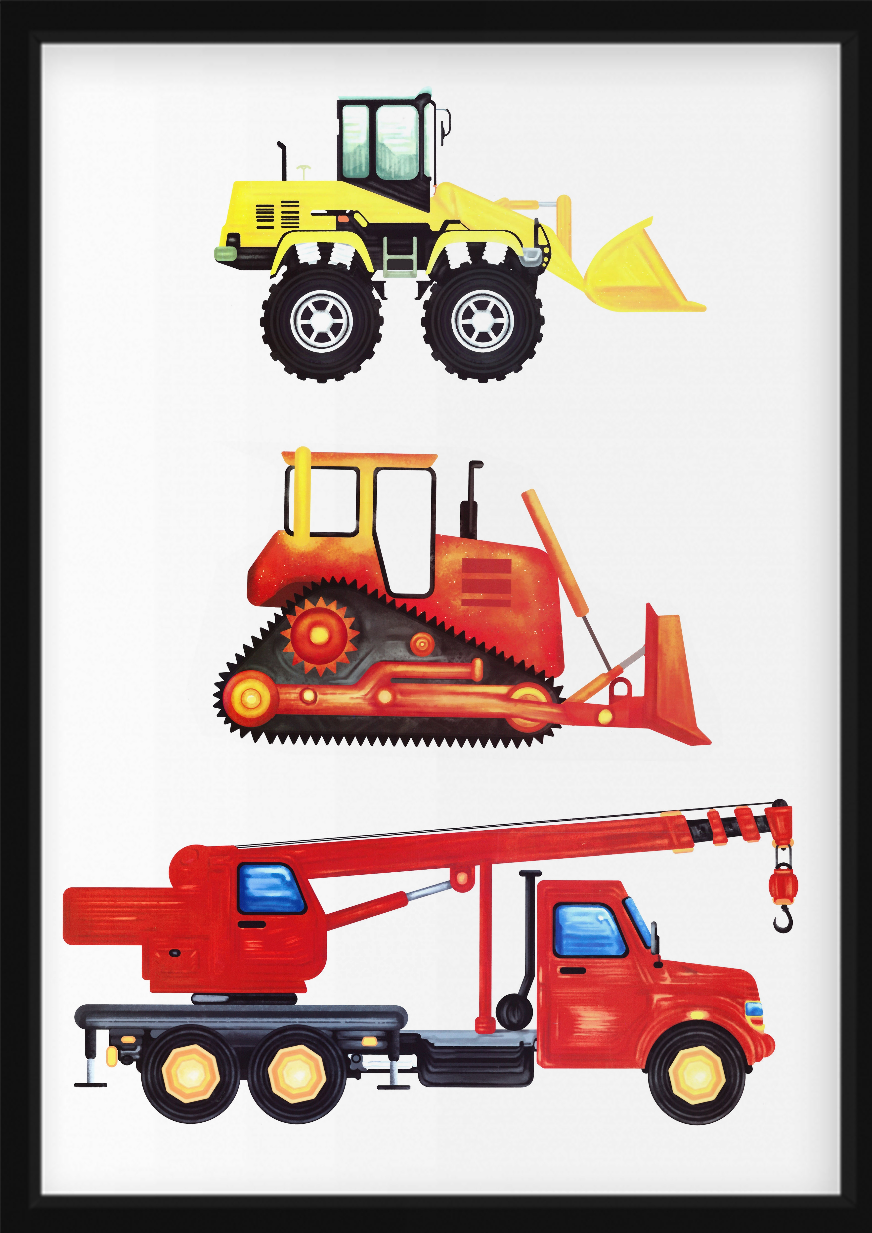 Poster - Fahrzeuge / Kran
