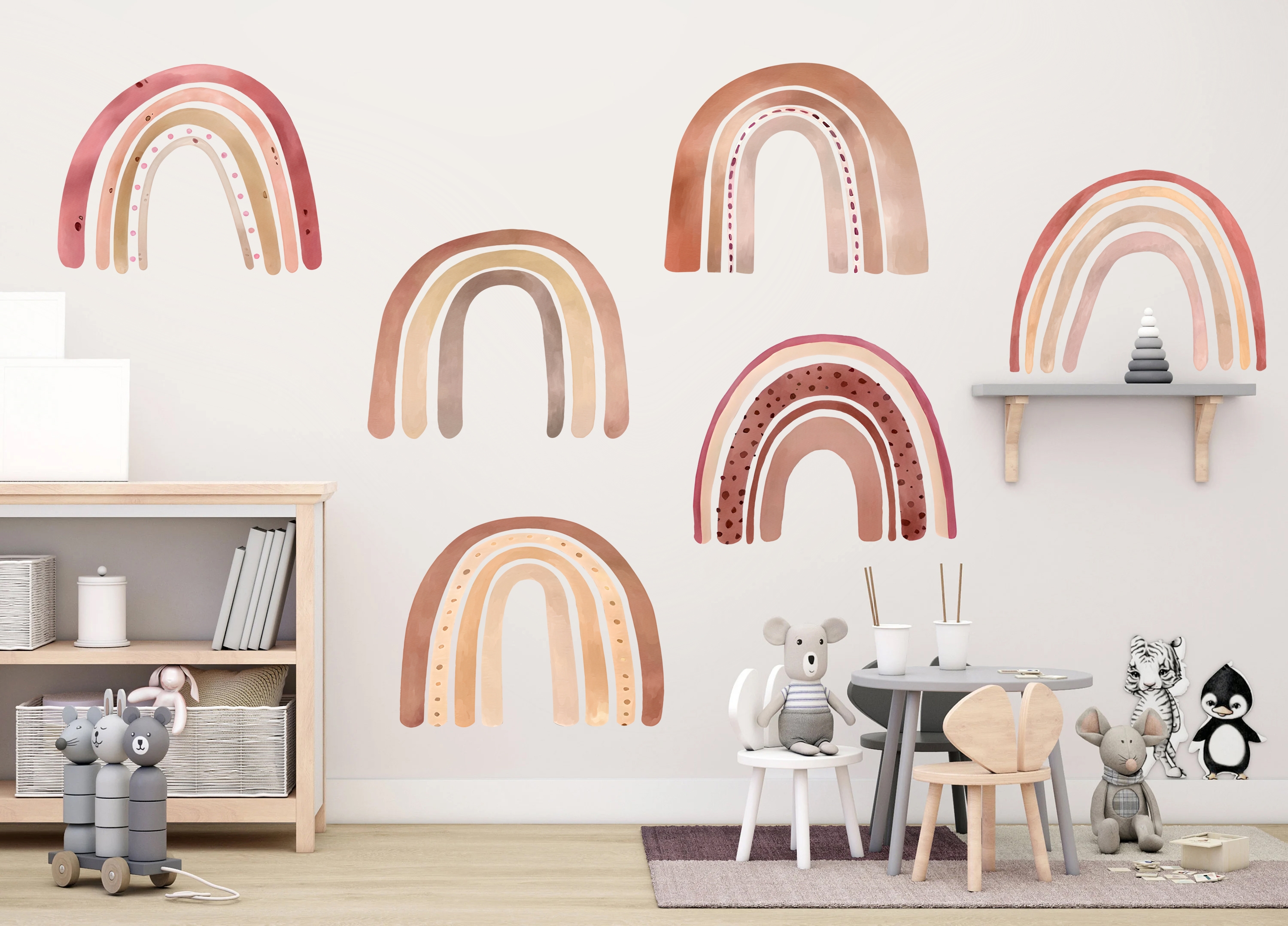 Wandtattoo - Regenbögen / Verschiedene Größen