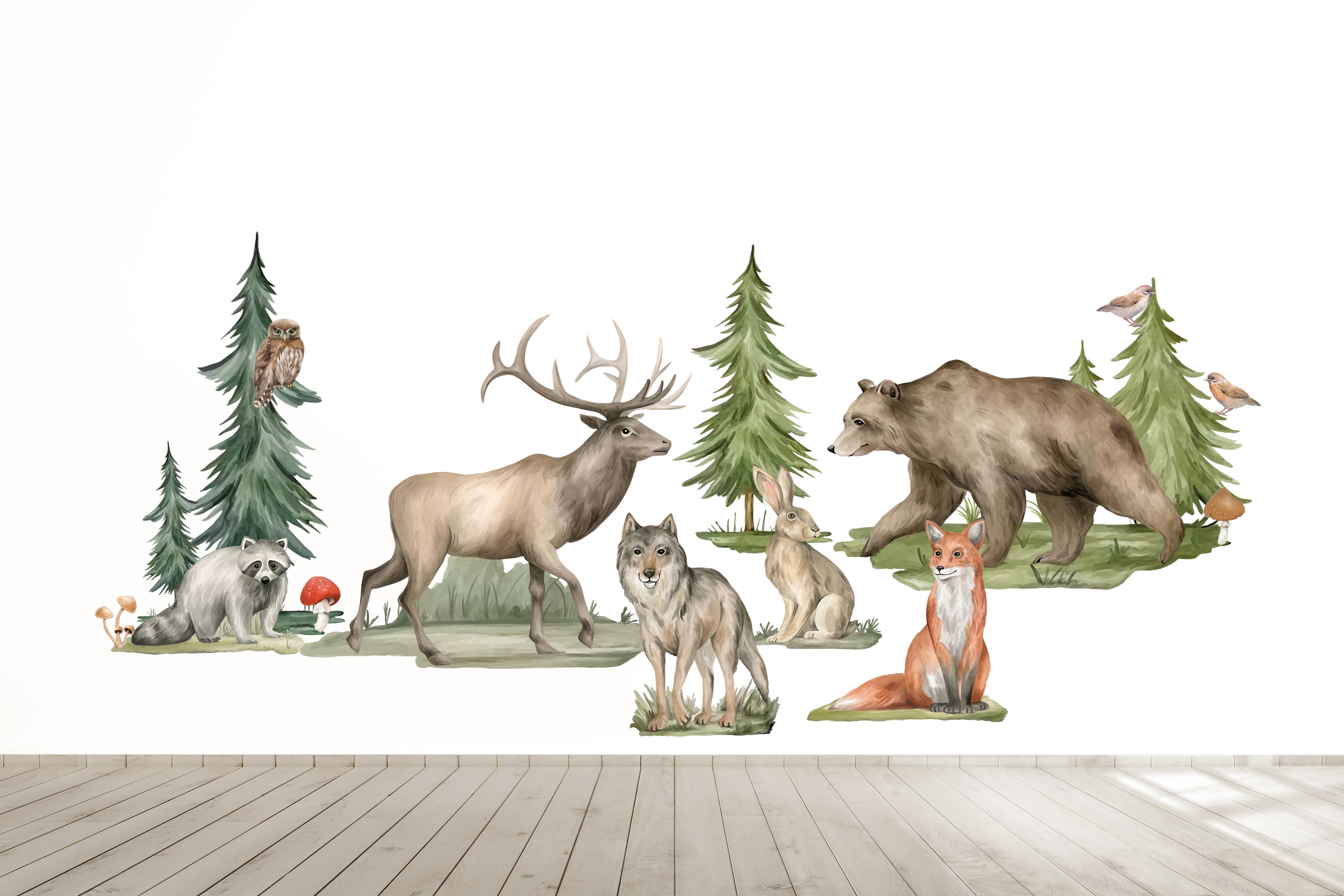 Wandtattoo - Waldtiere