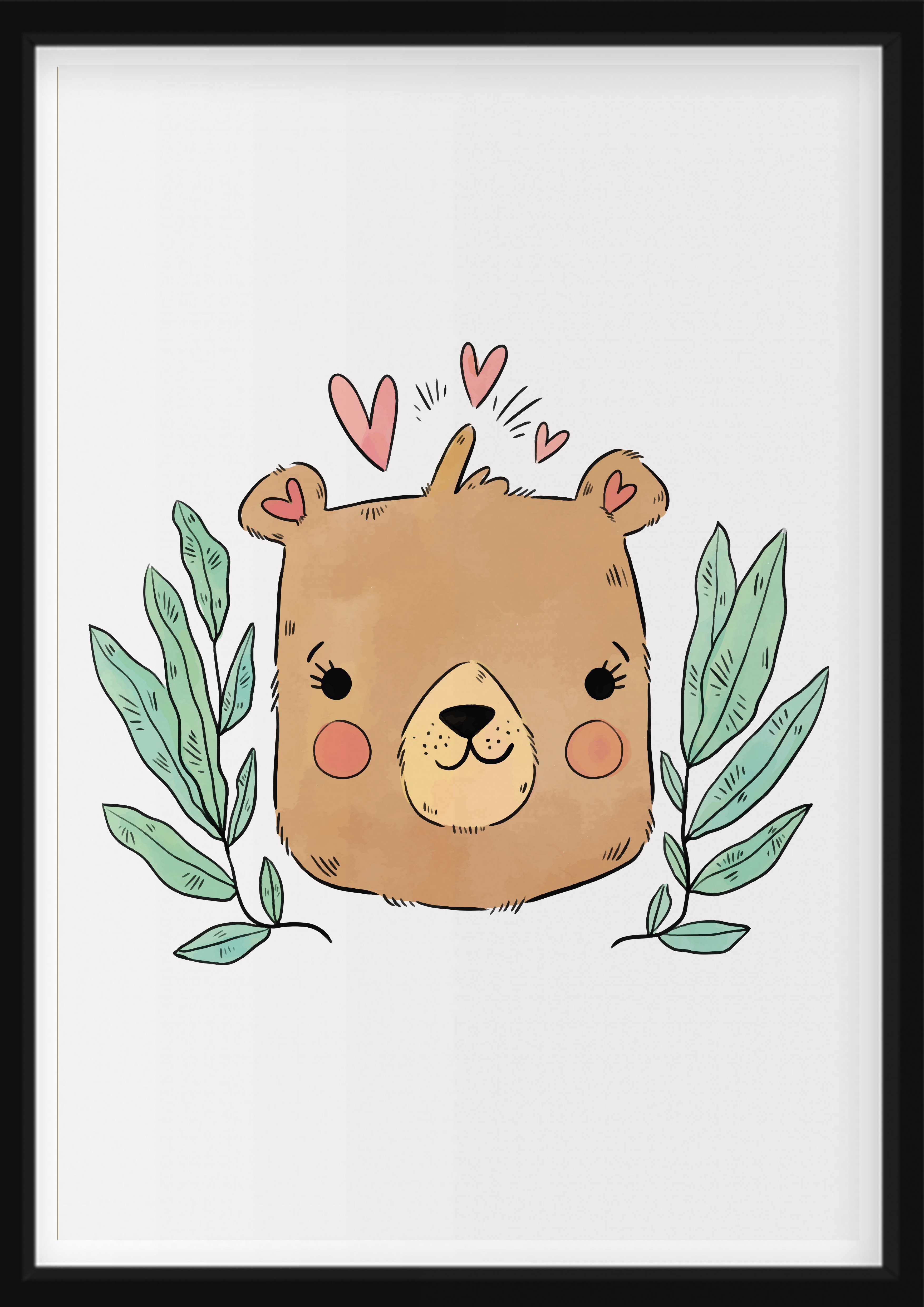 POSTER - Bärenportrait