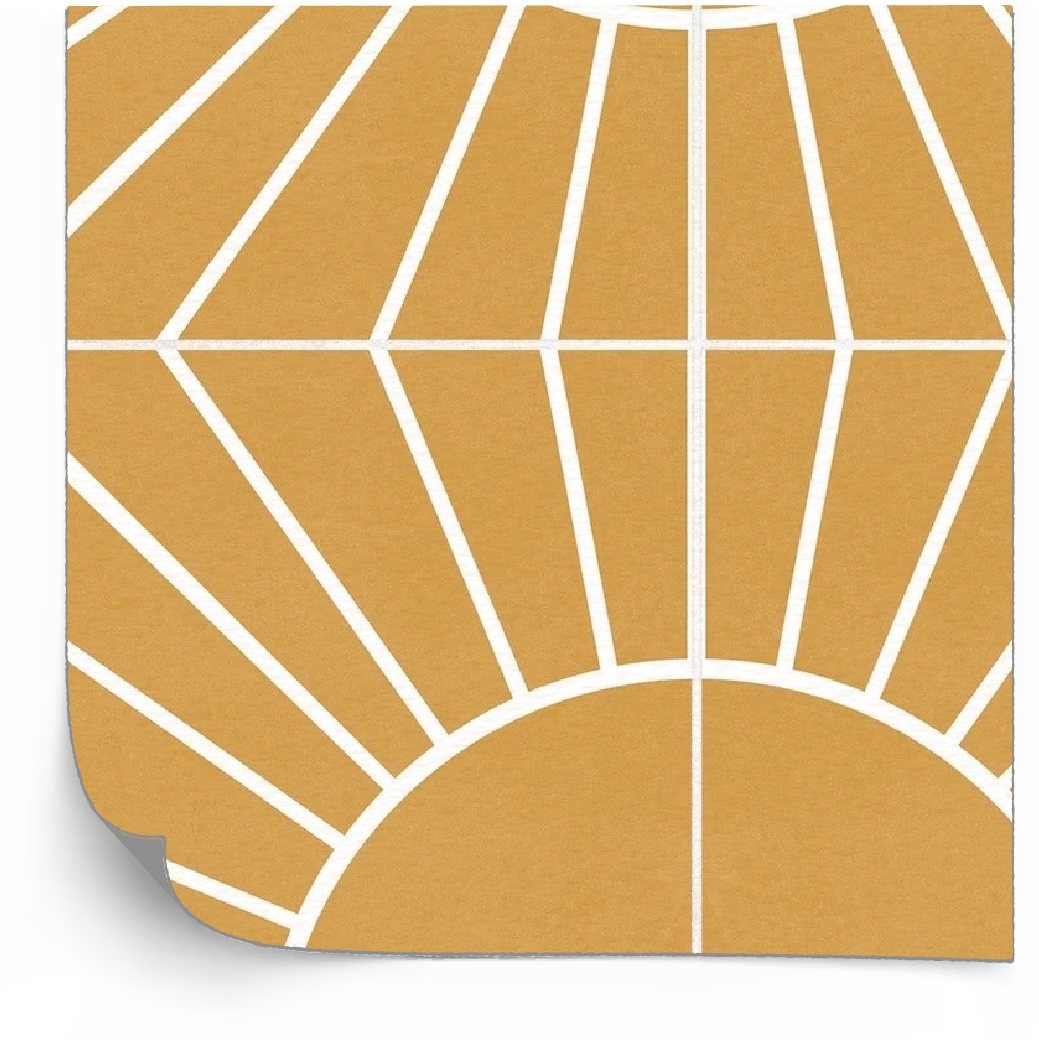 Fliesenaufkleber - Boho Sonne-Fliese