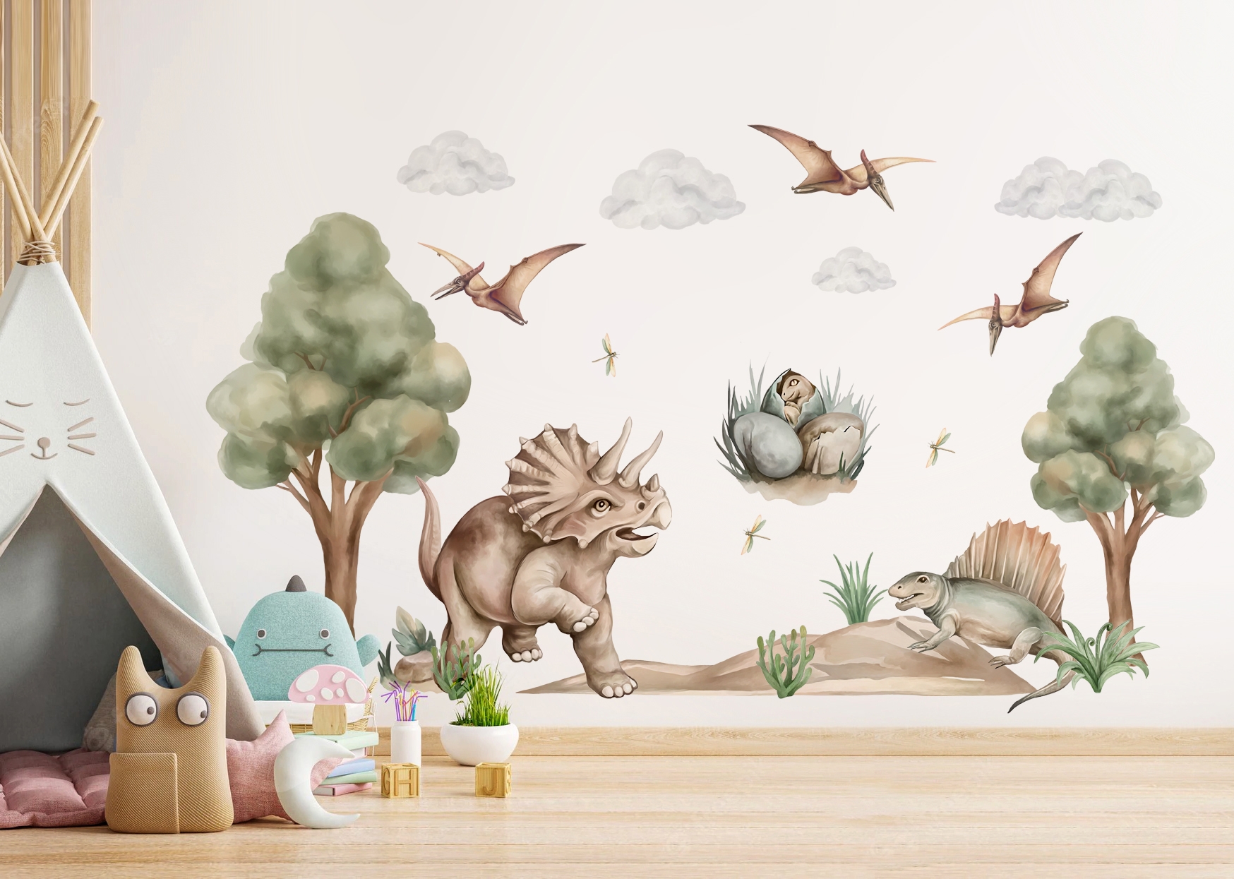 Wandtattoo - Dino-Jurassic-Park