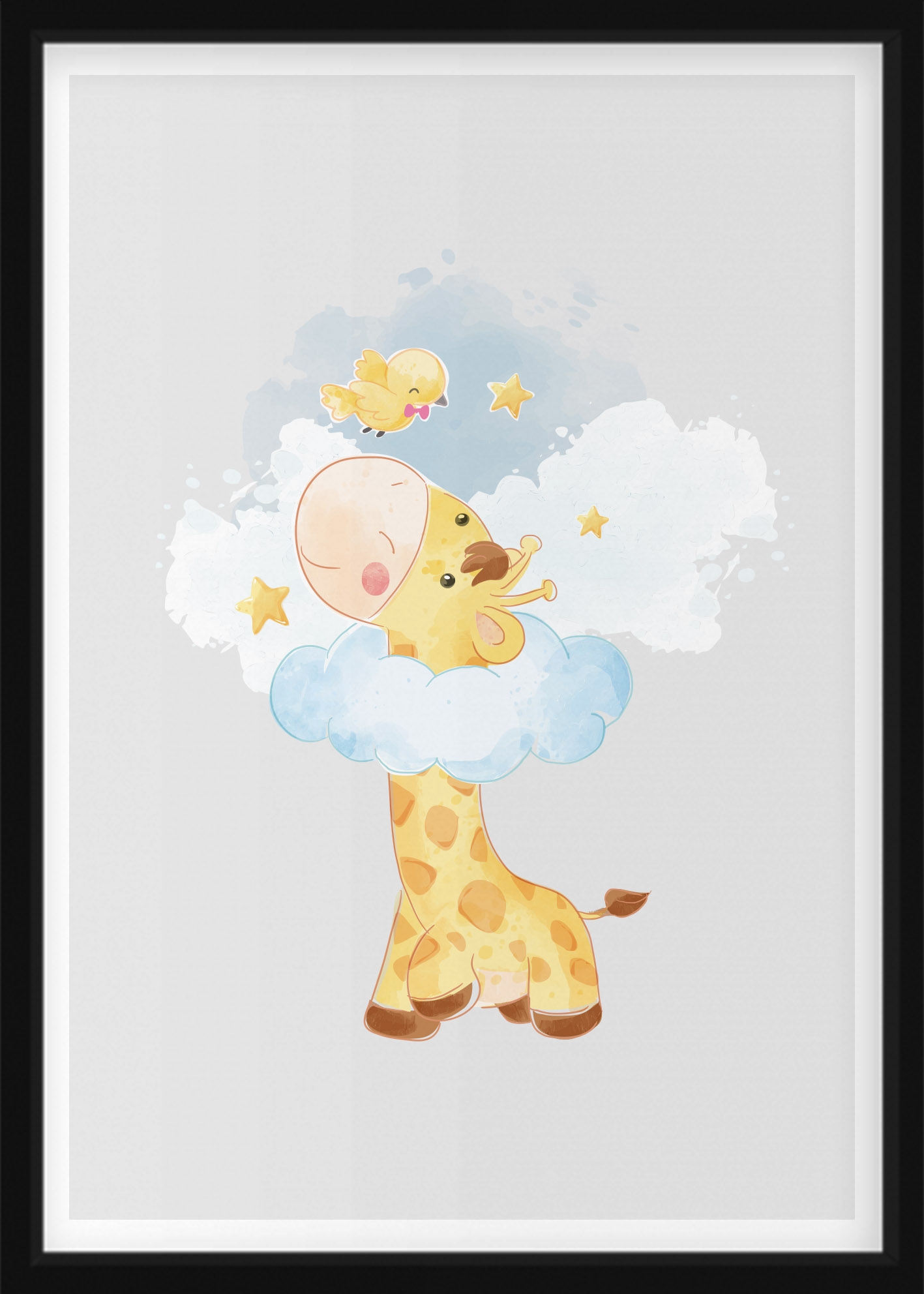 POSTER - Kopf in den Wolken