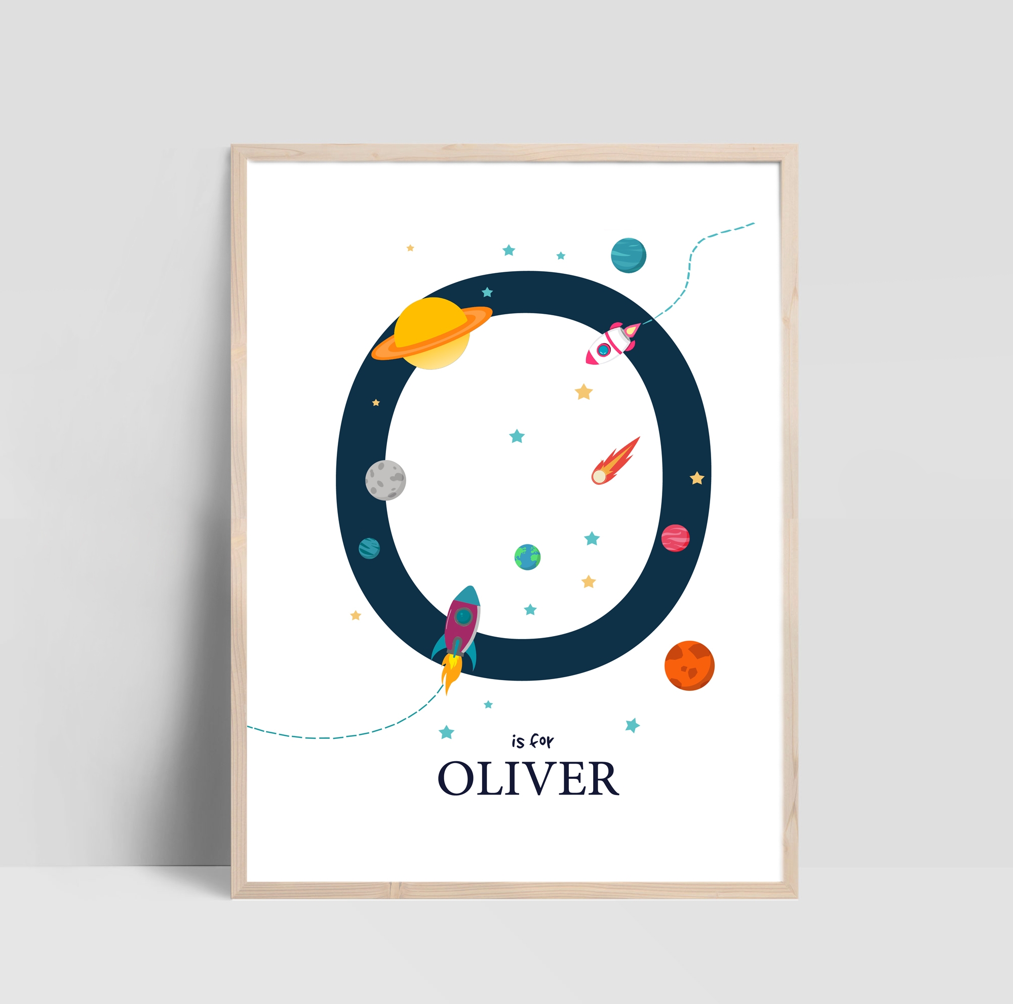 Poster - Raum / Benutzerdefinierter Text