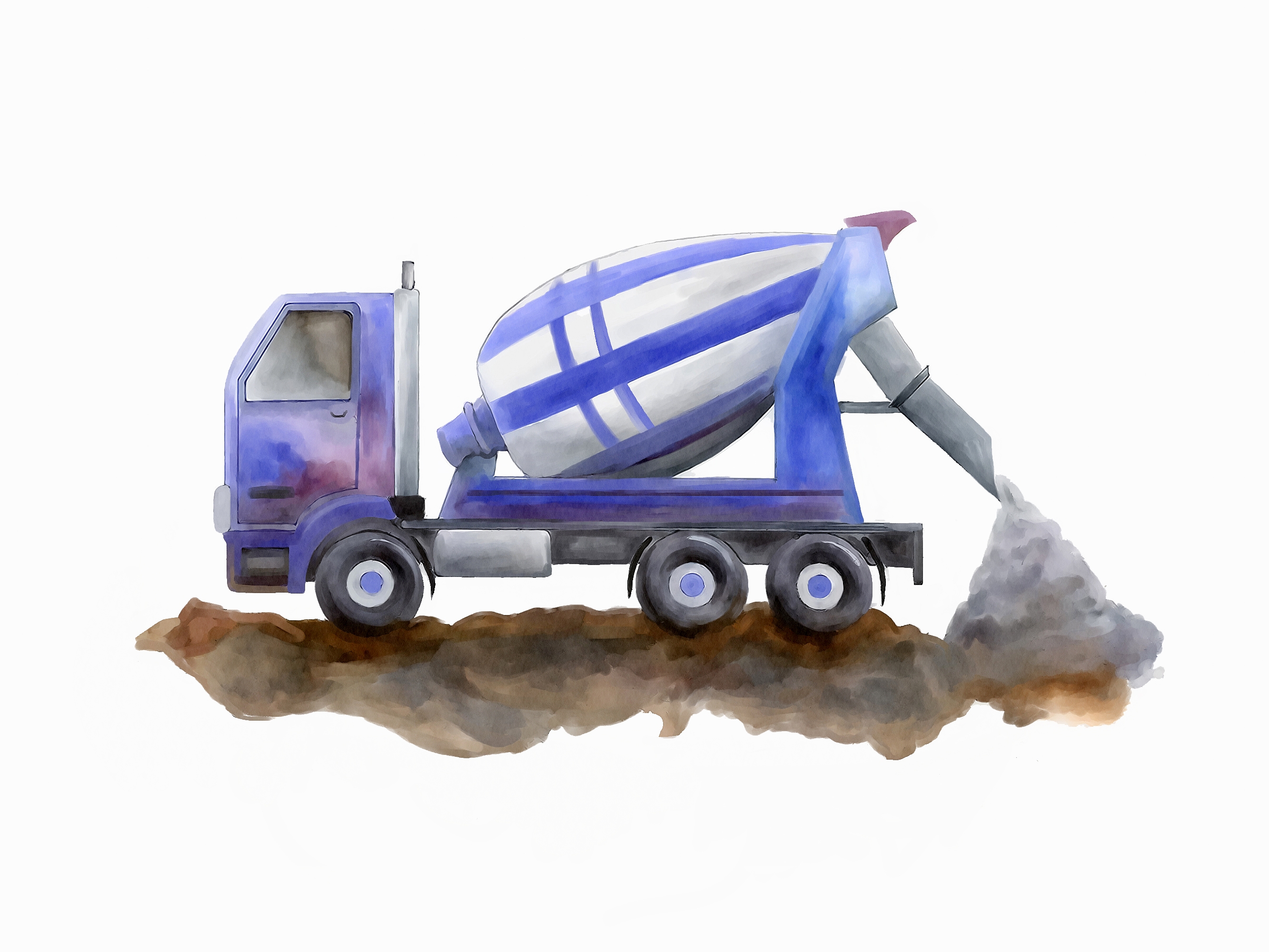 Plakat - Betonmischer / 02