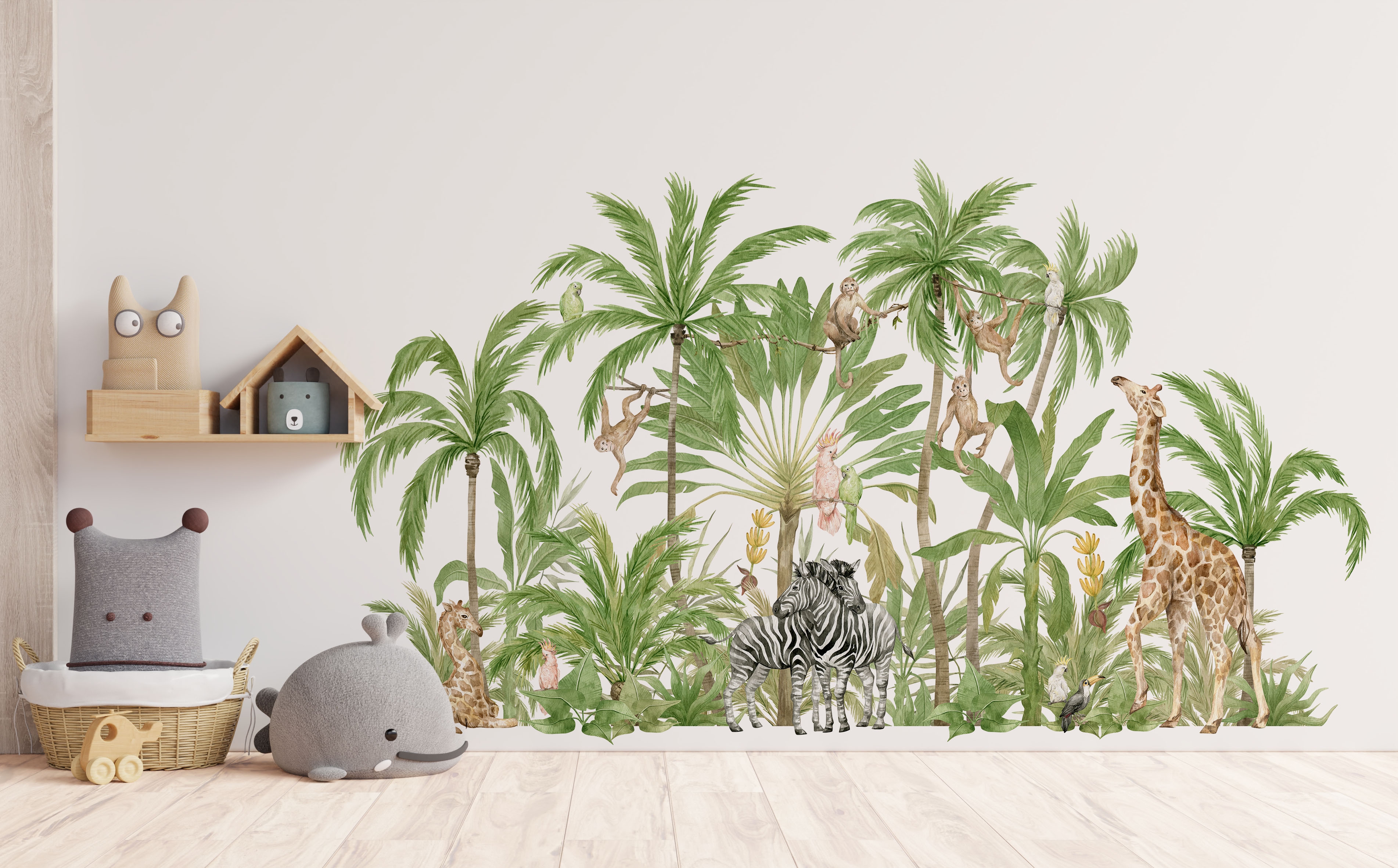 Wandtattoo - Bambus und Panda