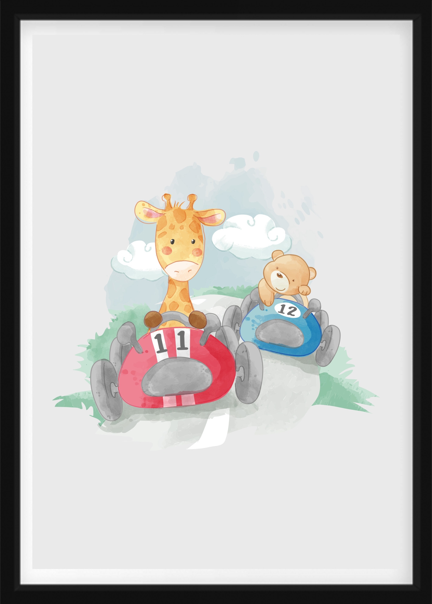POSTER - Teddy und das Giraffenrennen