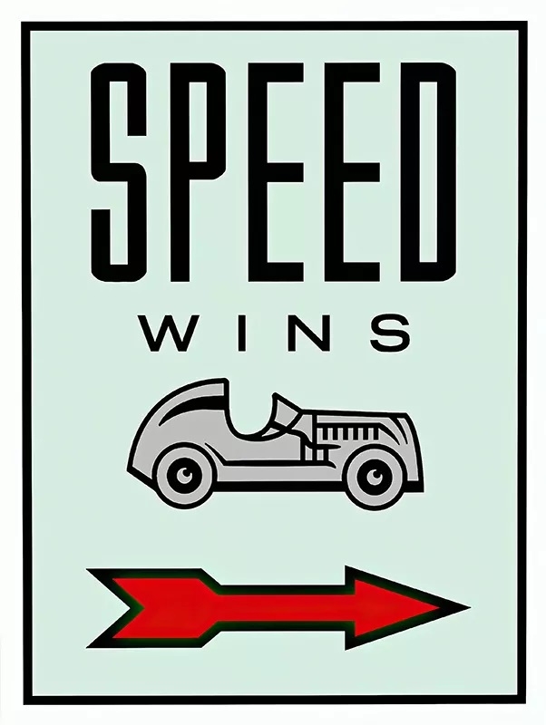 Poster – Motivierende Poster / Speed Wins