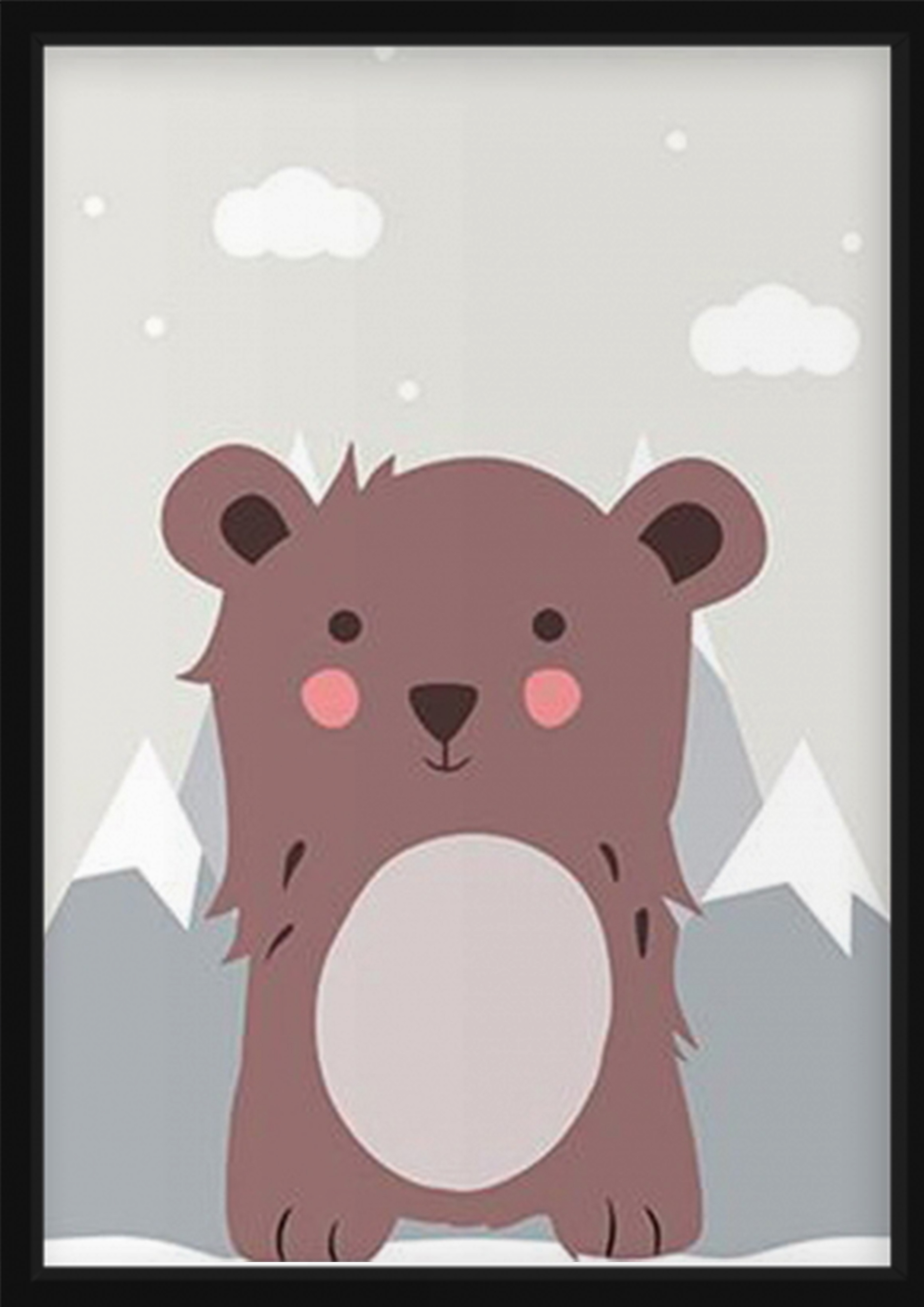 Plakat - Berg und Tragen