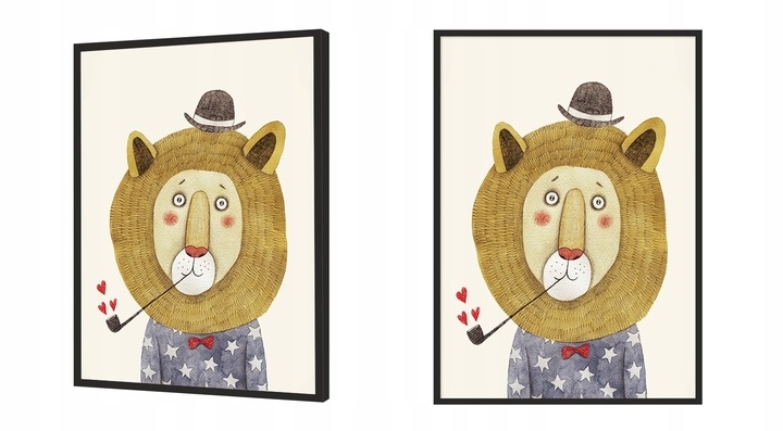 Affisch - Piping Lion