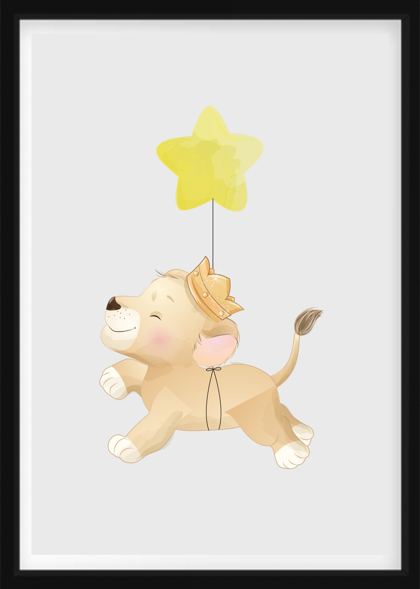 POSTER - König der Löwen mit Stern