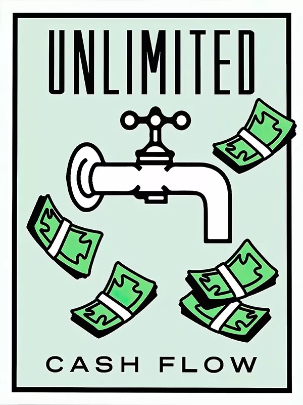 Poster – Motivierende Poster / Unlimited Cash Flow