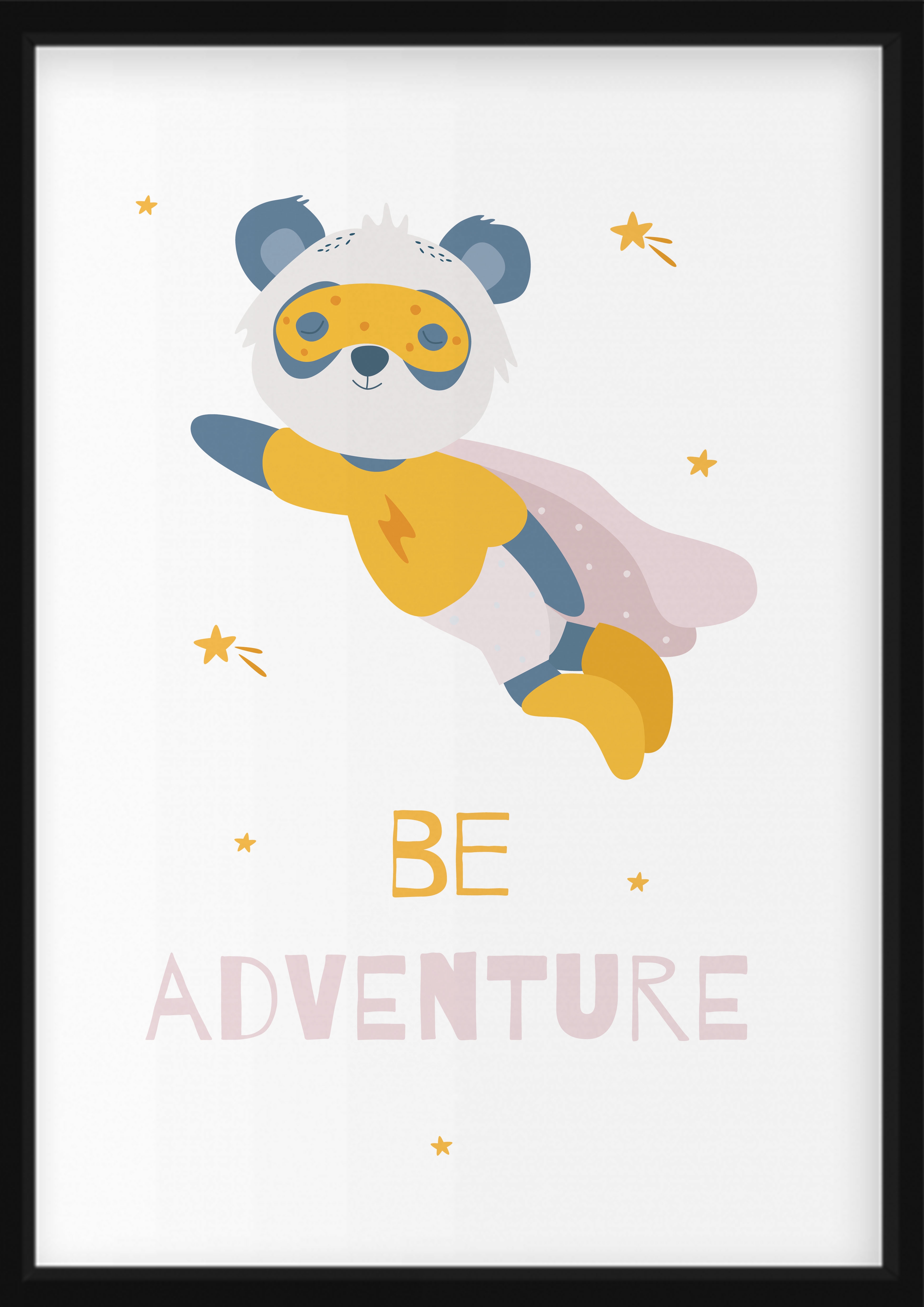 Plakat - Ein Tiger , Be adventure