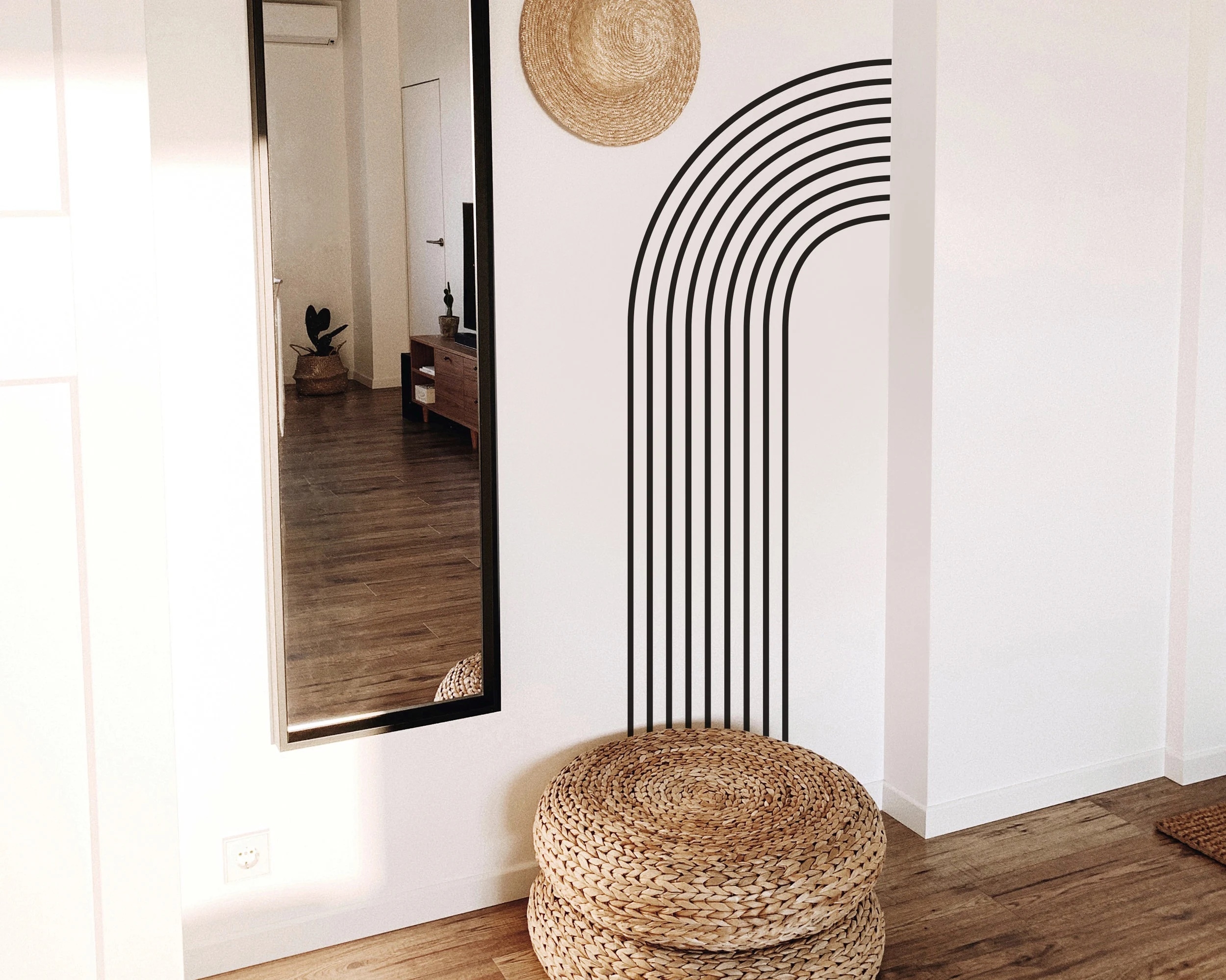 Wandtattoo - Halb Arch / Linker