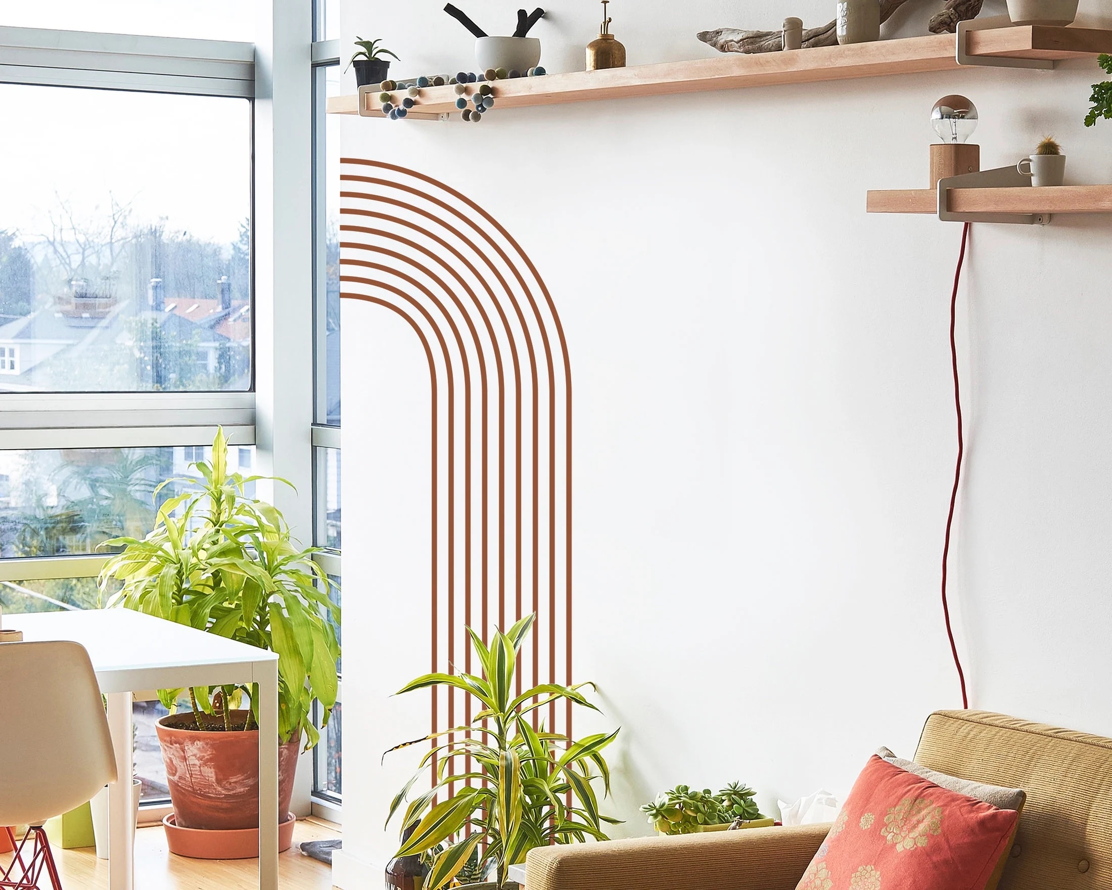 Wandtattoo - Halb Arch / Rechter Arch