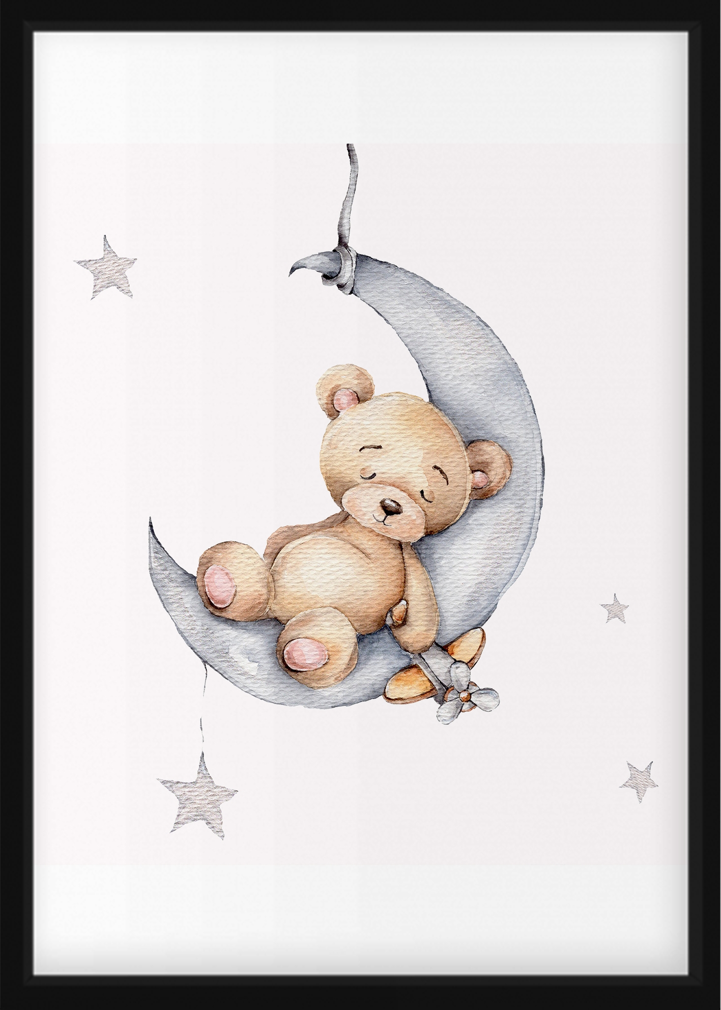 POSTER - Schlafender Teddybär