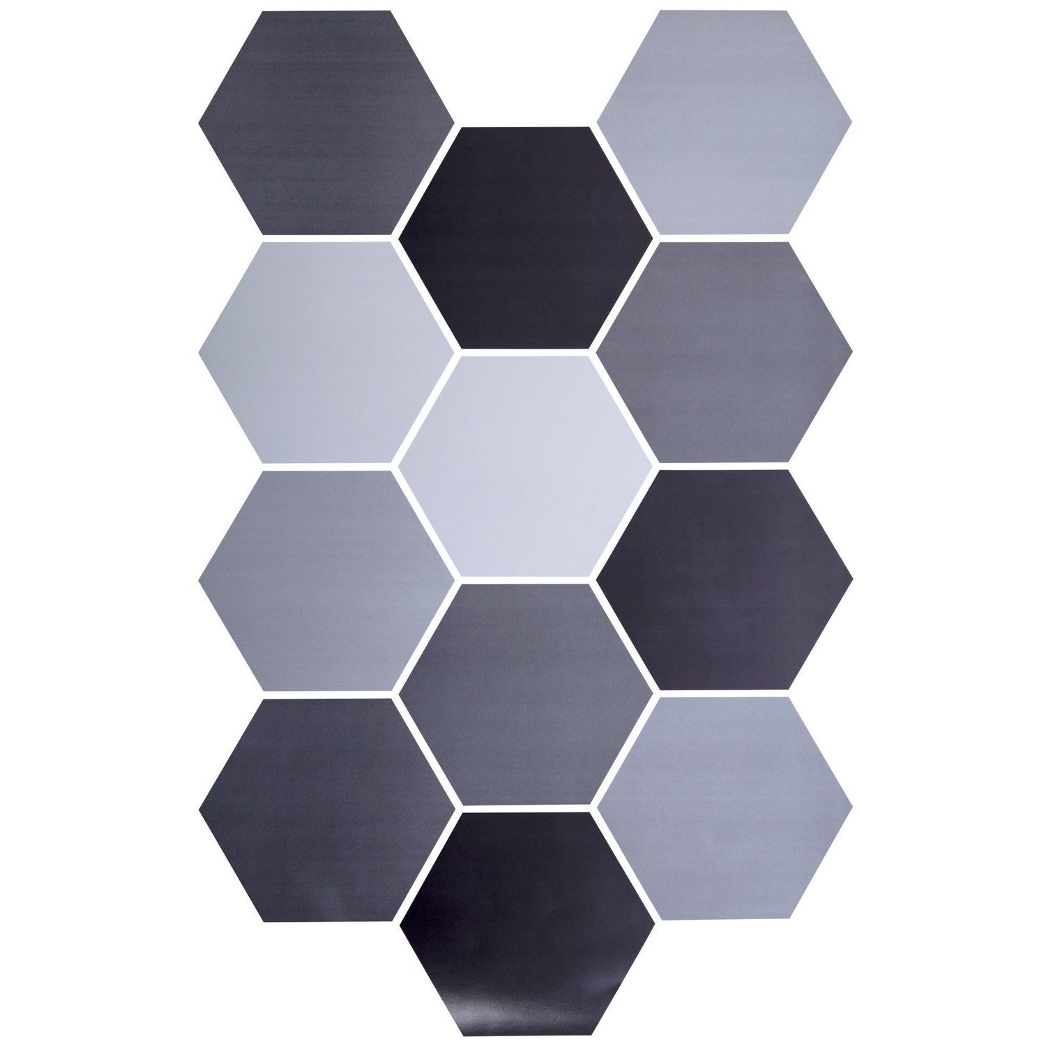 Wandtattoo - Selbstklebendes dekoratives Sechseck / 03