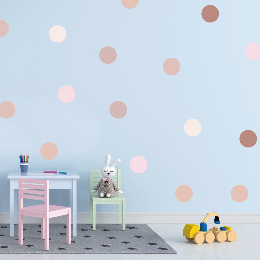 Wandtattoo - Polka-Punkte