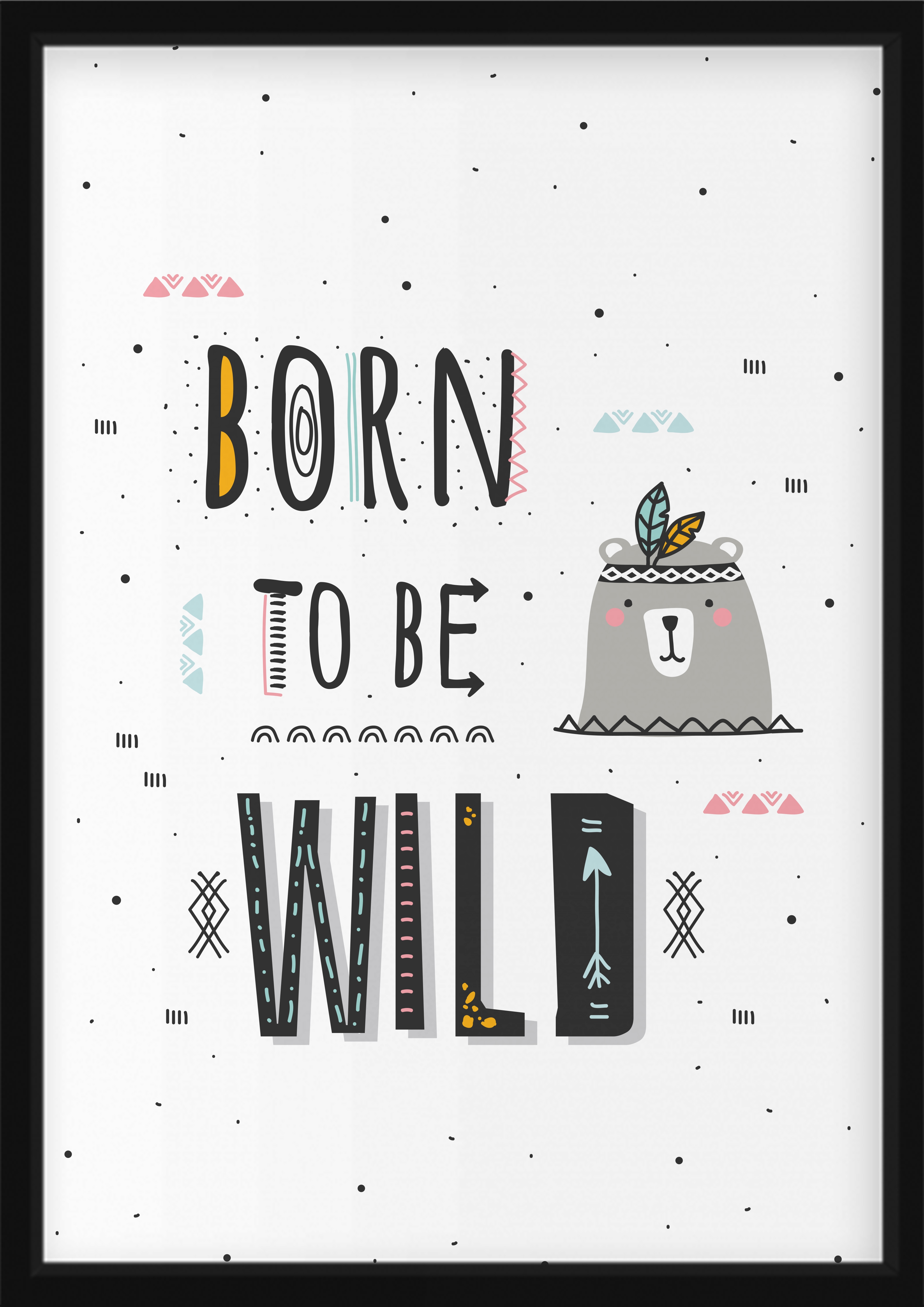 Poster - Bär / Born to be wild