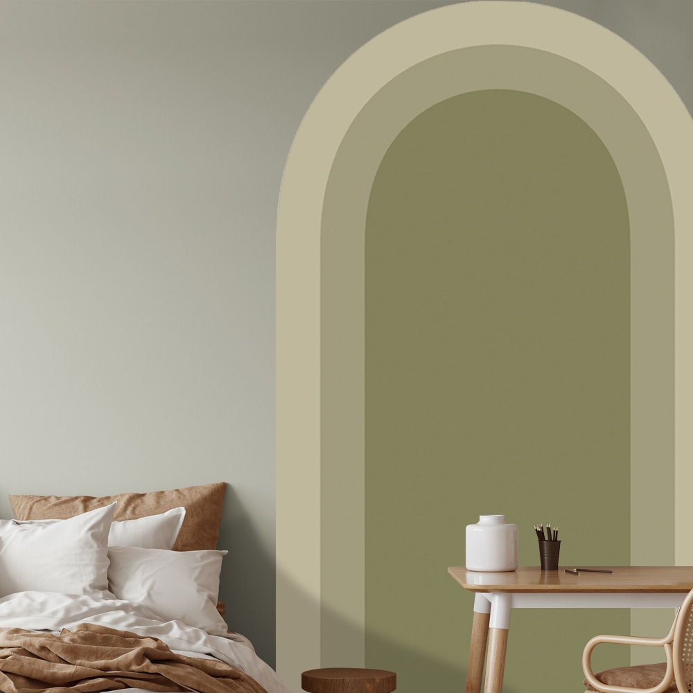 Wandtattoo - Bogen / Grün
