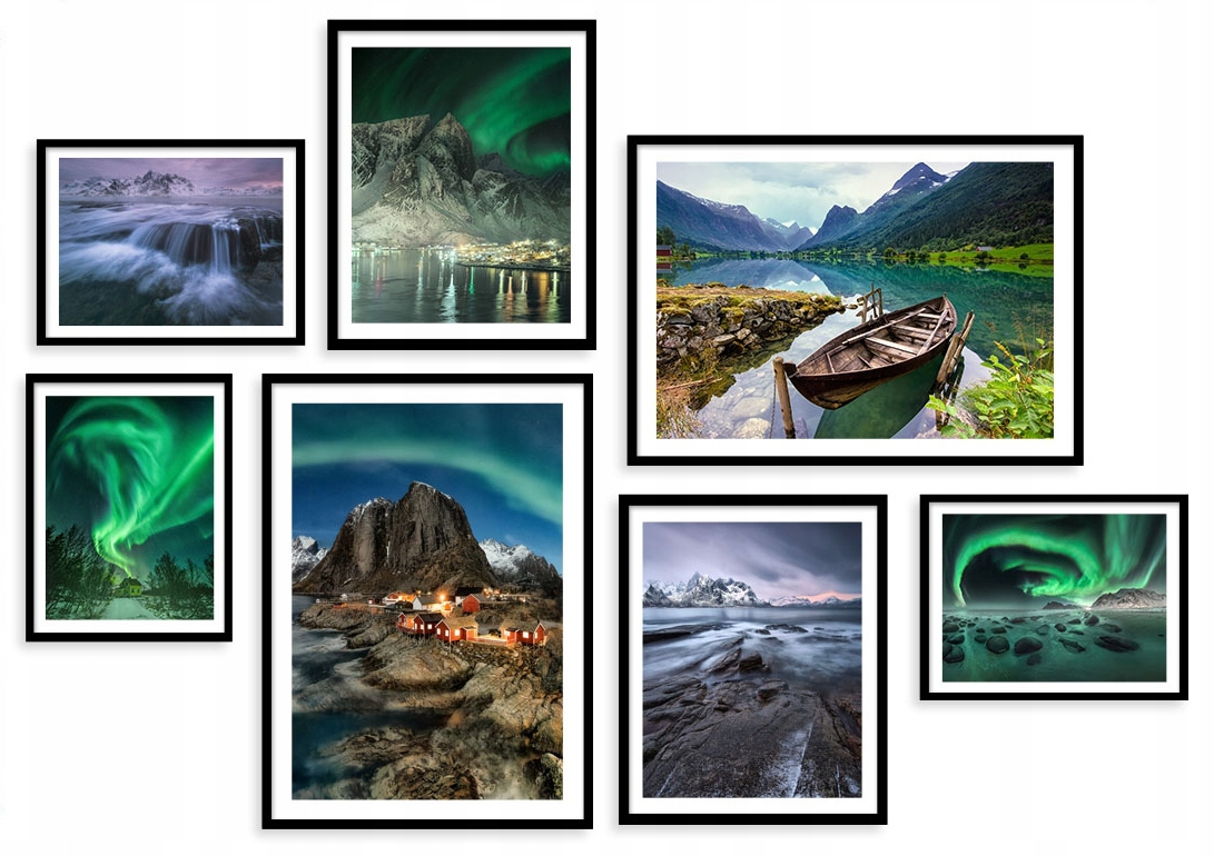 Poster - Nordlichter / 7er-Set