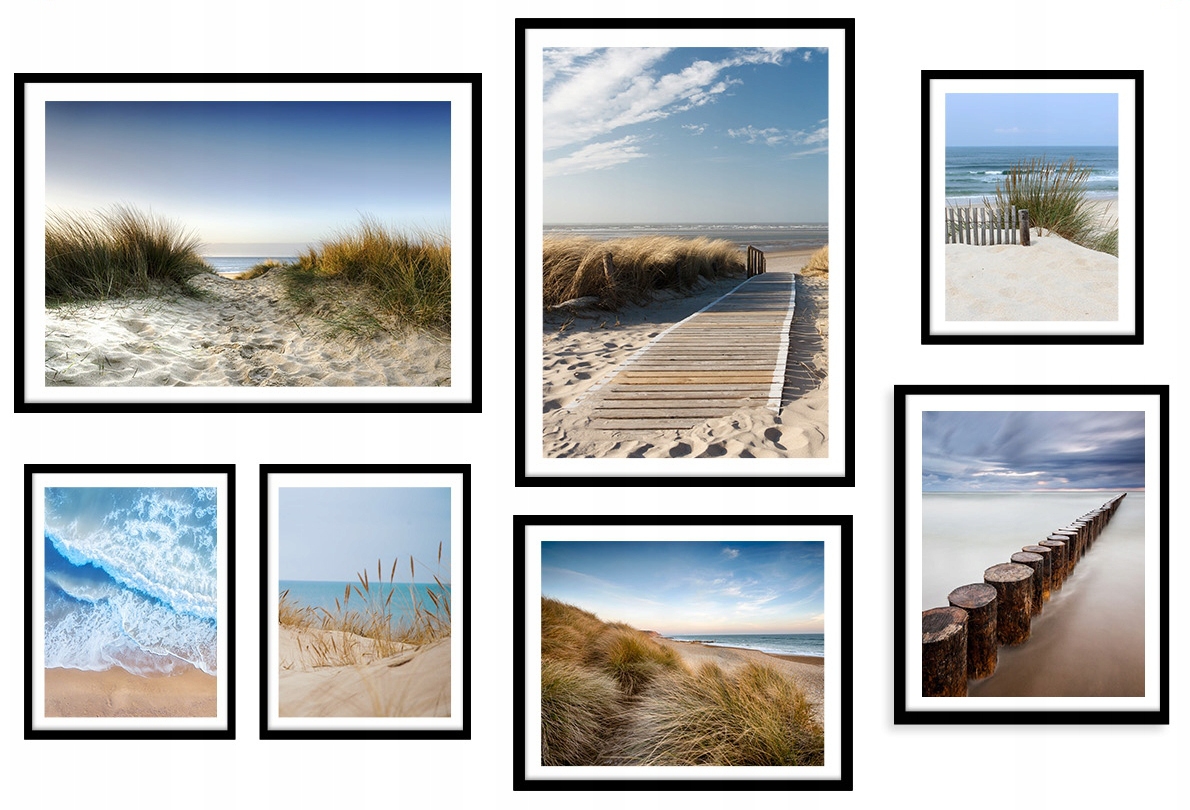 Poster - Strand / 7er-Set