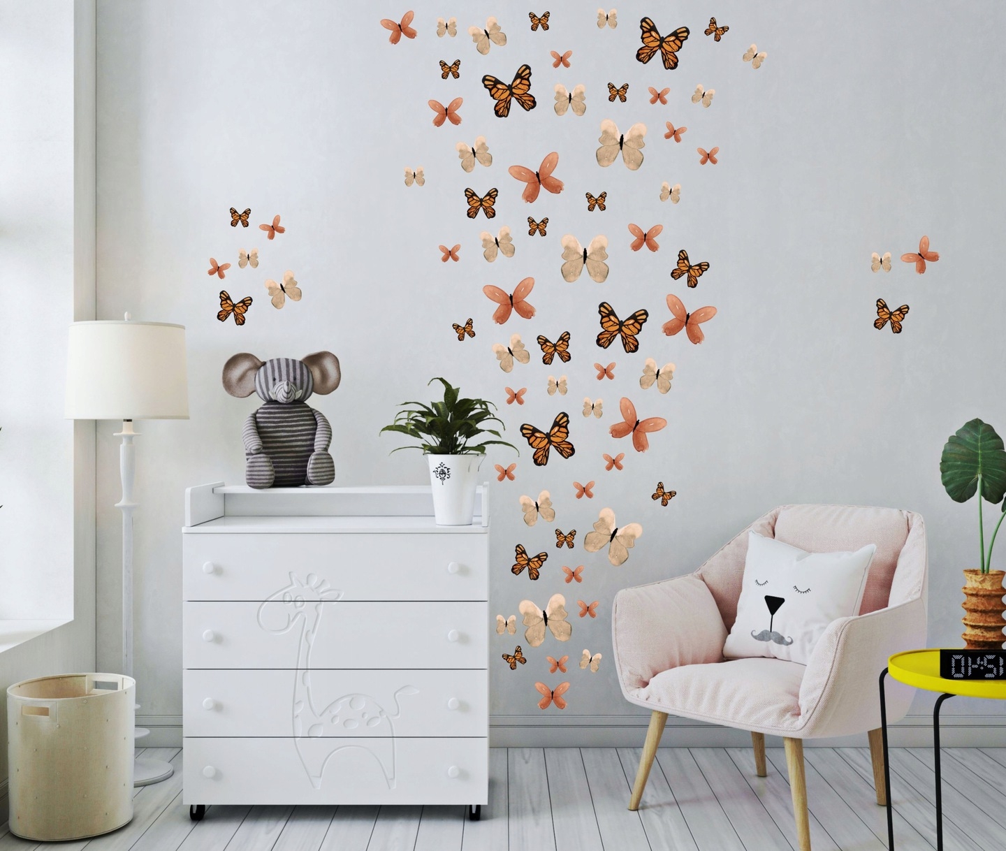 Wandtattoo - Schmetterlinge / 95er-Set / 02