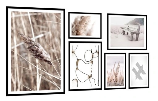 Poster - Vintage-Fotografie / 6er-Set