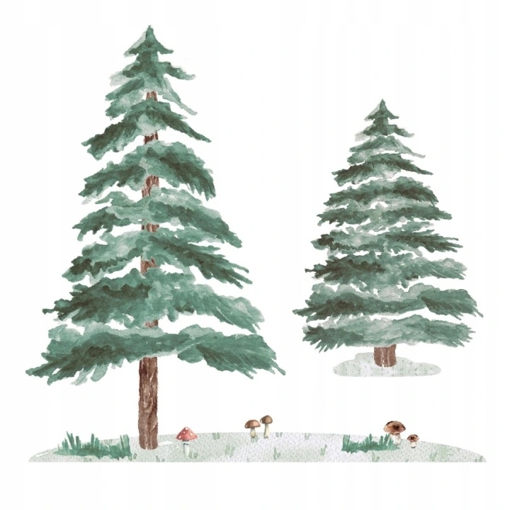 Wandtattoo - Weihnachtsbäume