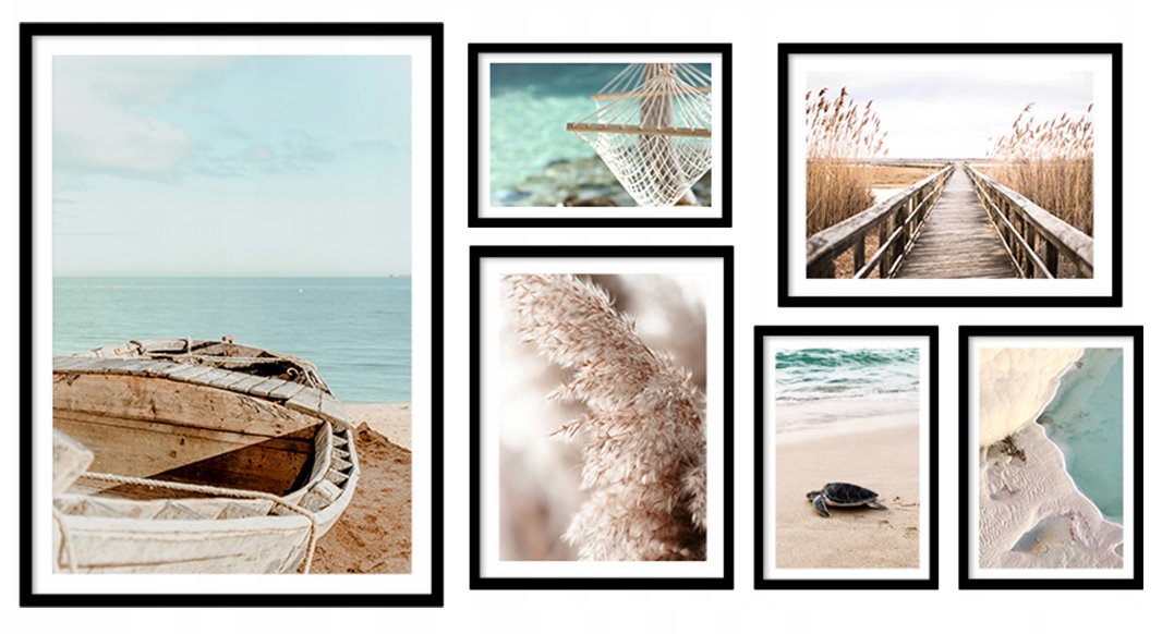 Poster - Meeresufer / 02 / 6er-Set